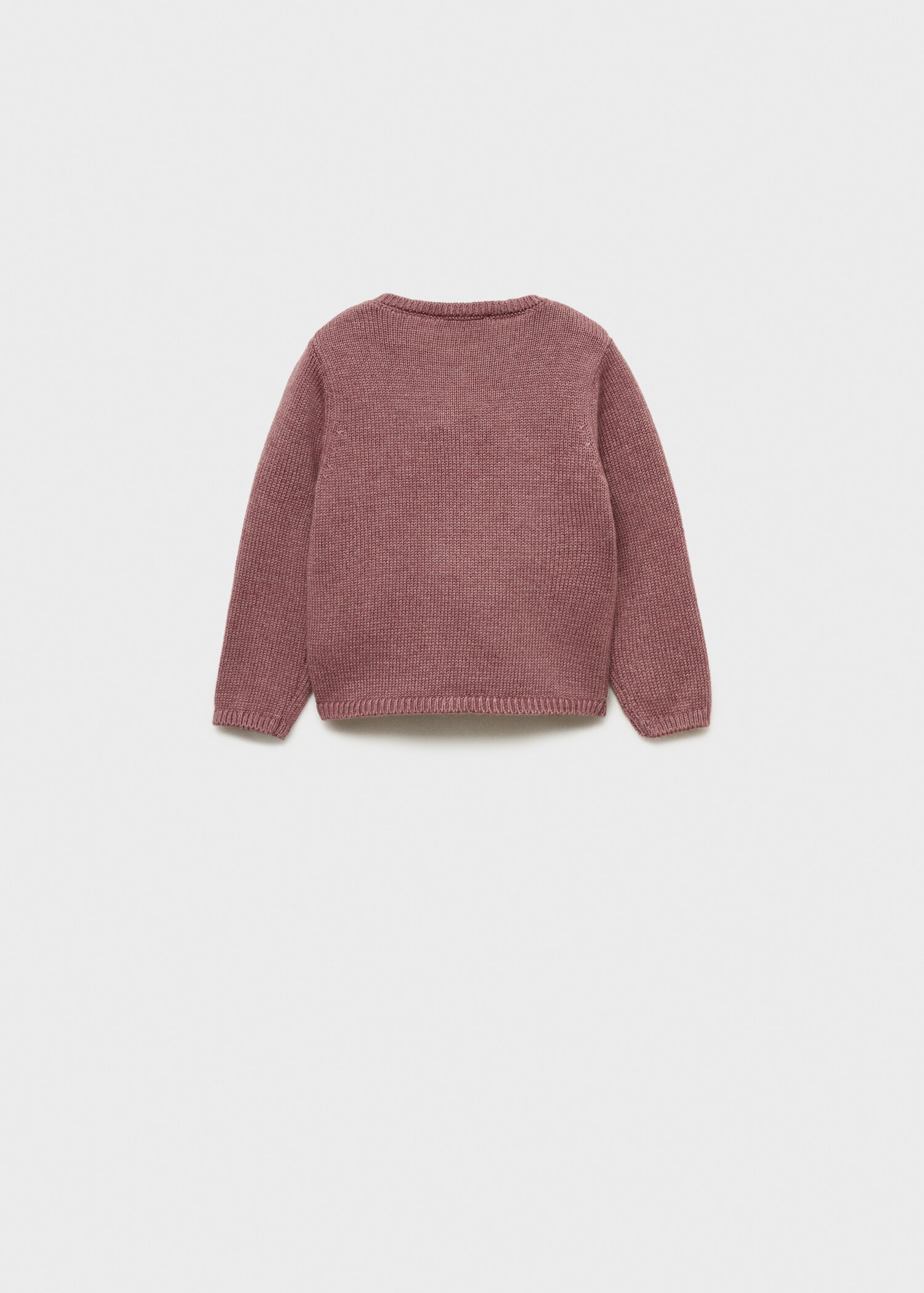 Strickjacke mit Knöpfen - Rückseite des Artikels