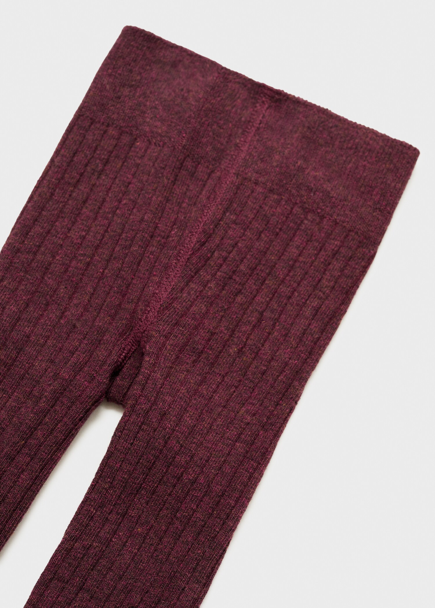 Ribbed knitted leggings - Details of the article 0