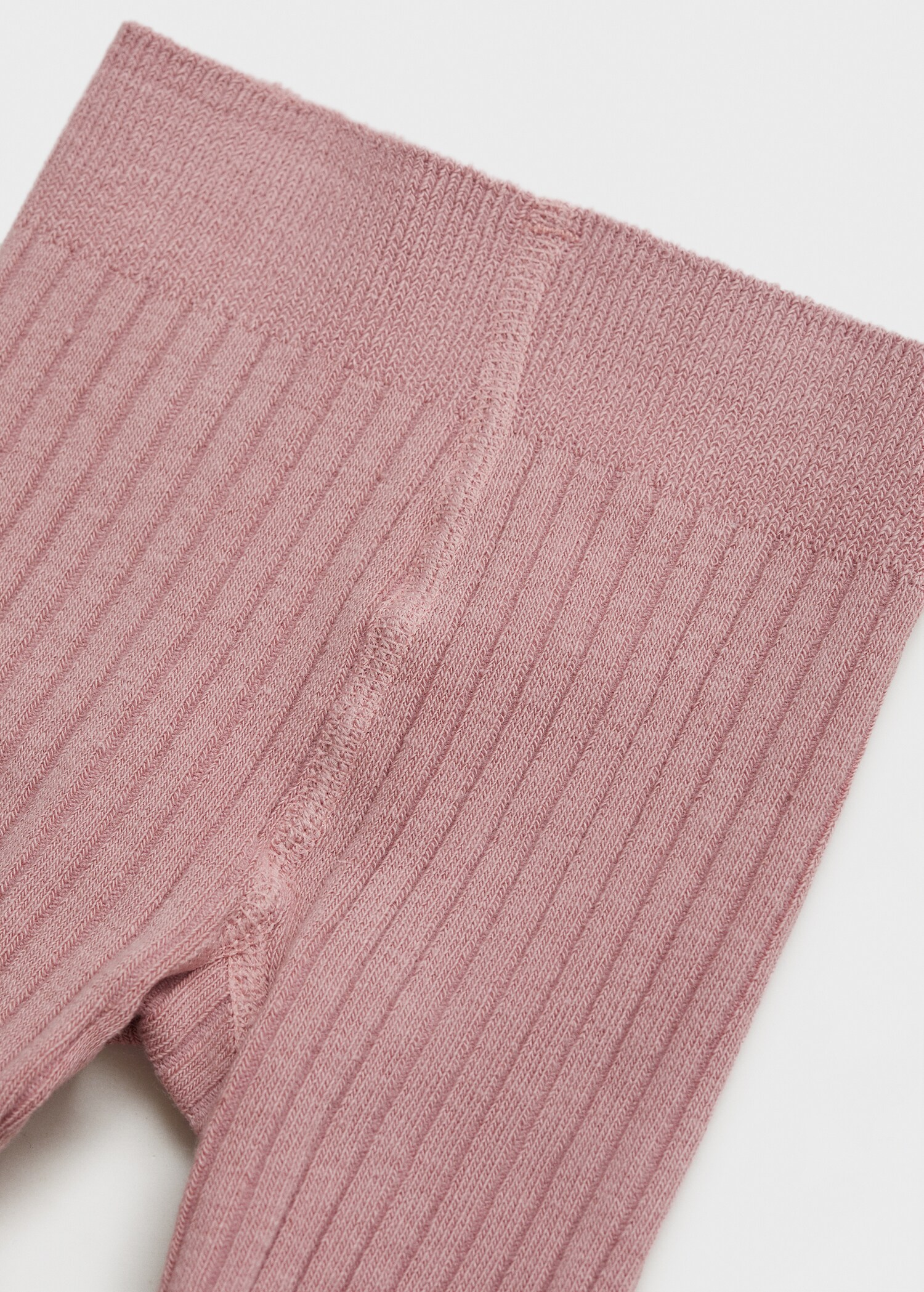Ribbed knitted leggings - Details of the article 0