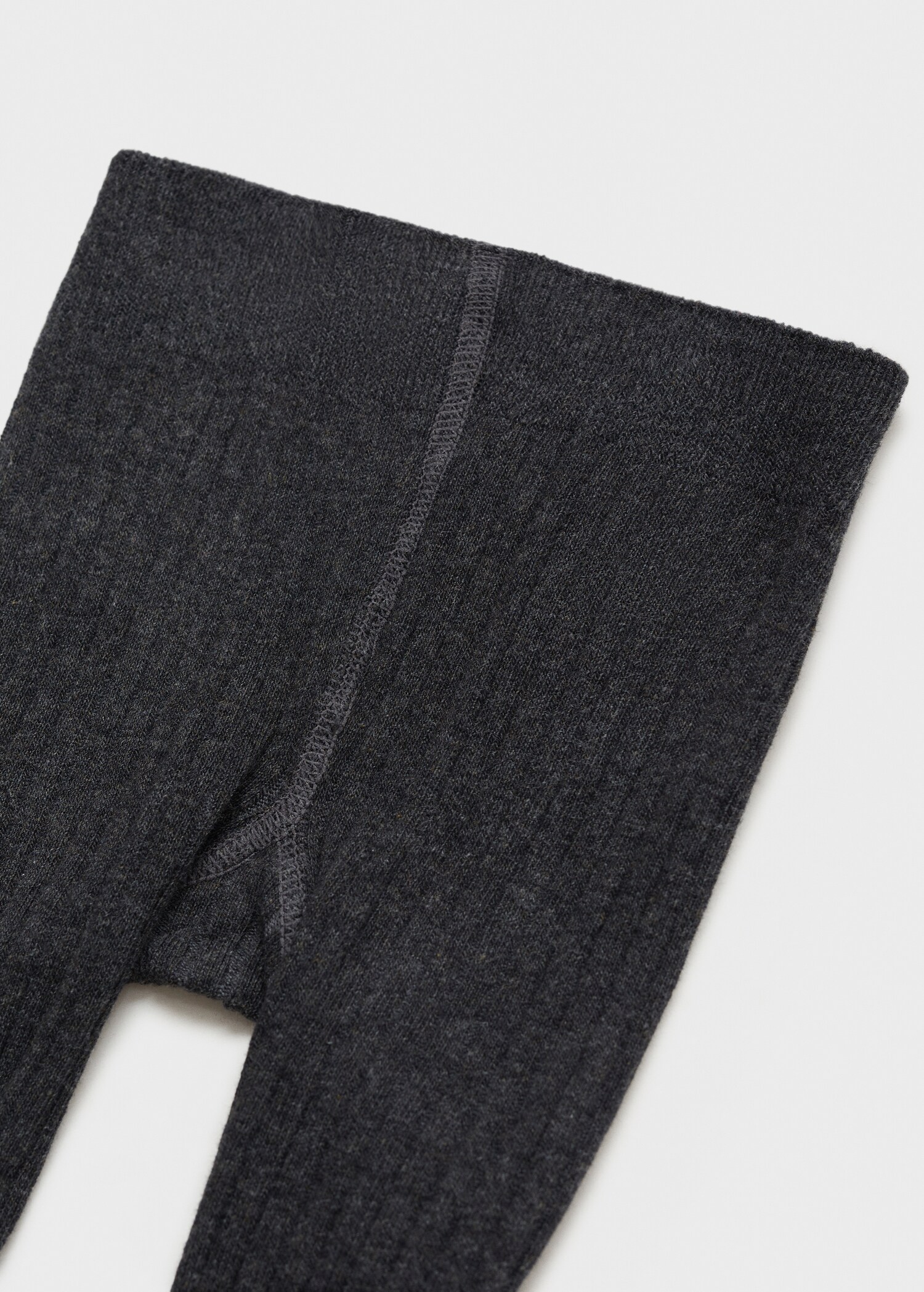 Ribbed knitted leggings - Details of the article 0