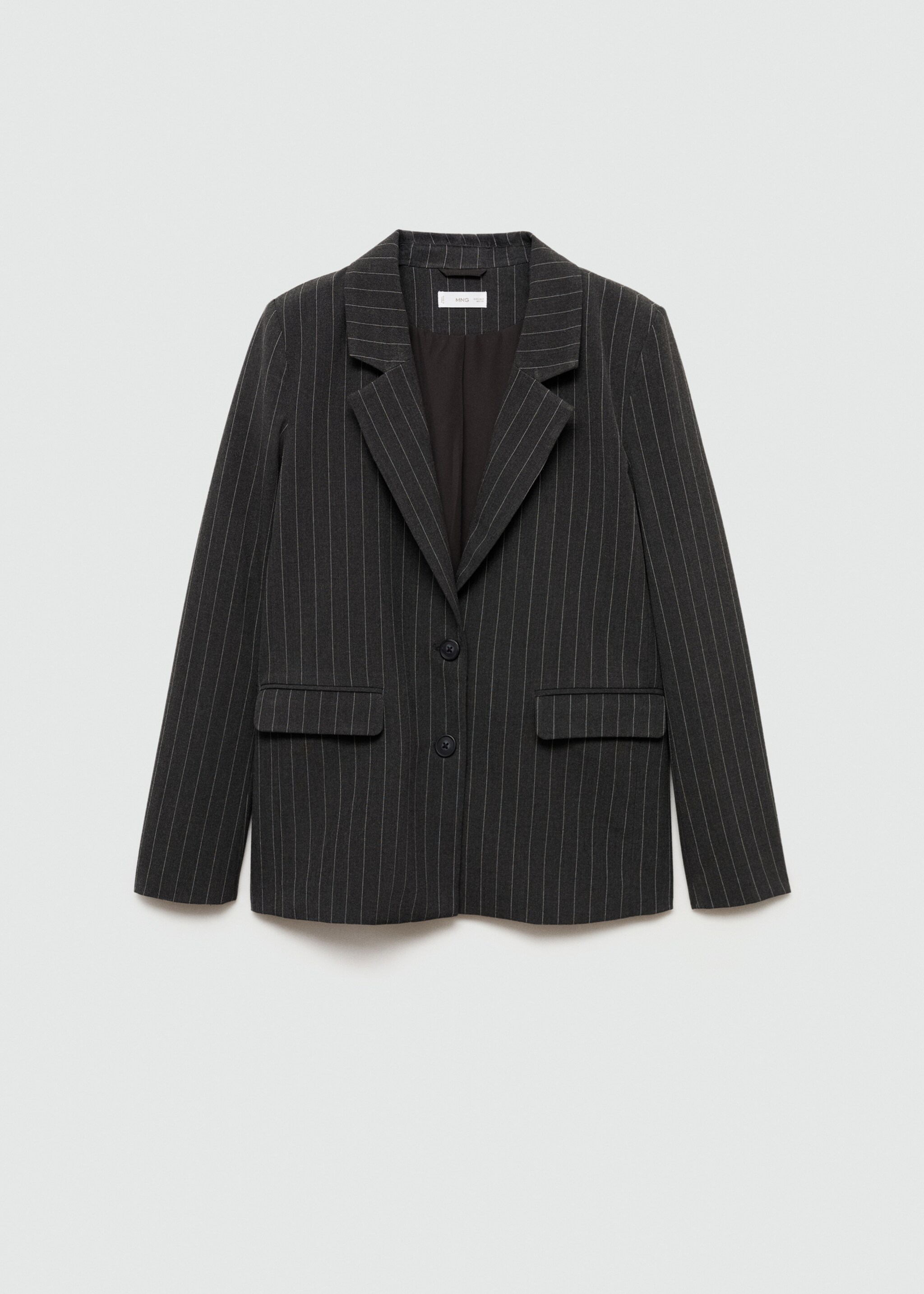 Blazer vestir ratlles - Article sense model, Gris. Ref: 77066000-00.