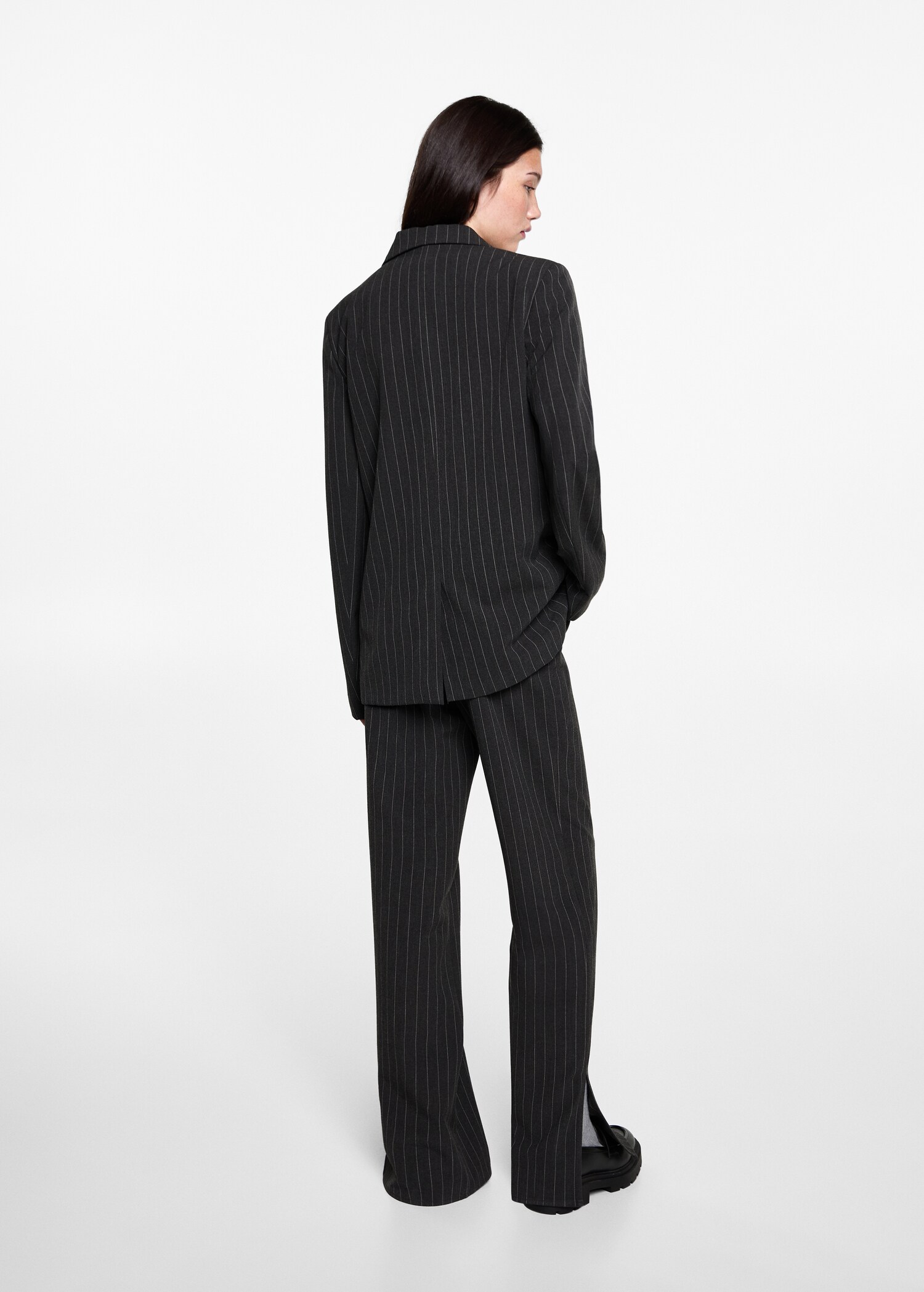 Blazer vestir ratlles - Revers de l'article