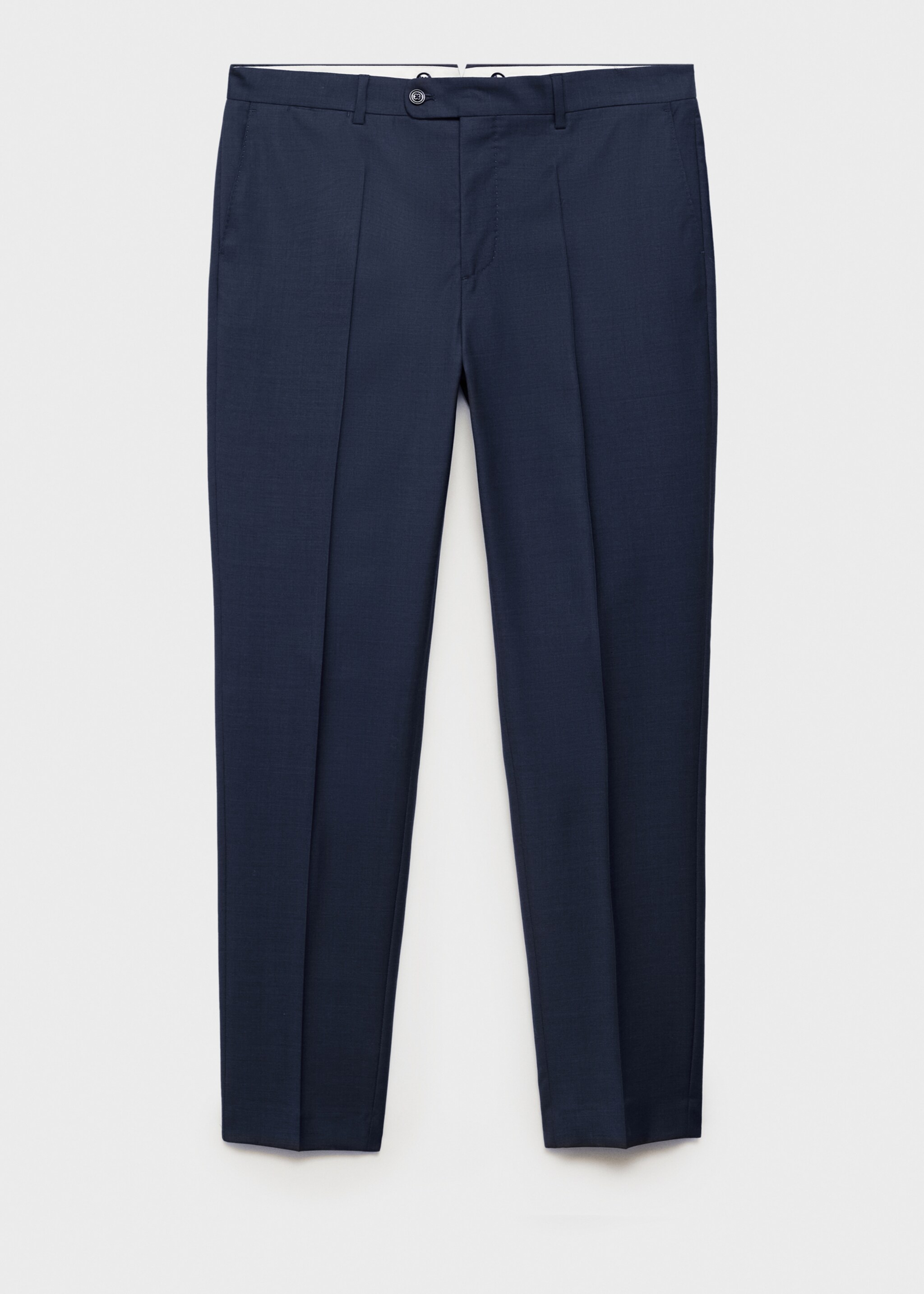 Venice 100% virgin wool suit trousers - Article without model, Dark Navy. Ref: 77066005-00.