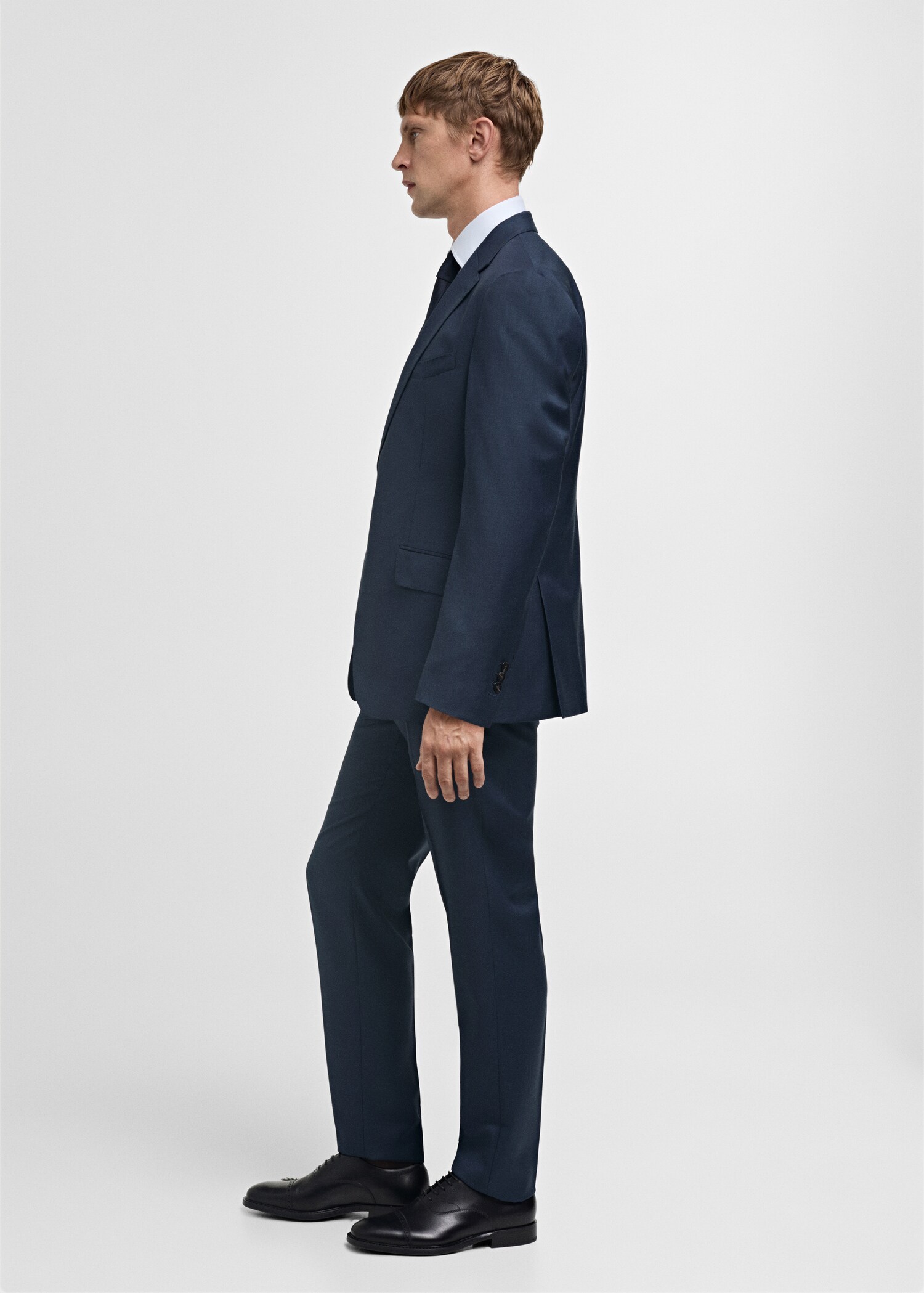 Venice 100% virgin wool suit trousers - Details of the article 2