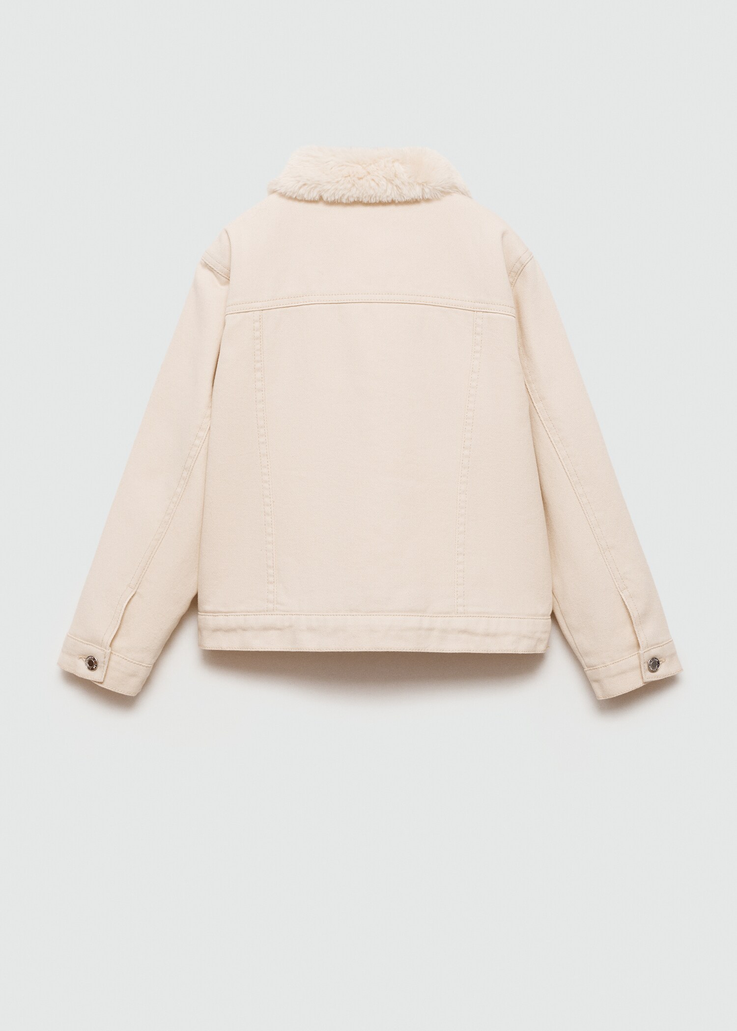 Fur-effect inner jacket - Reverse of the article