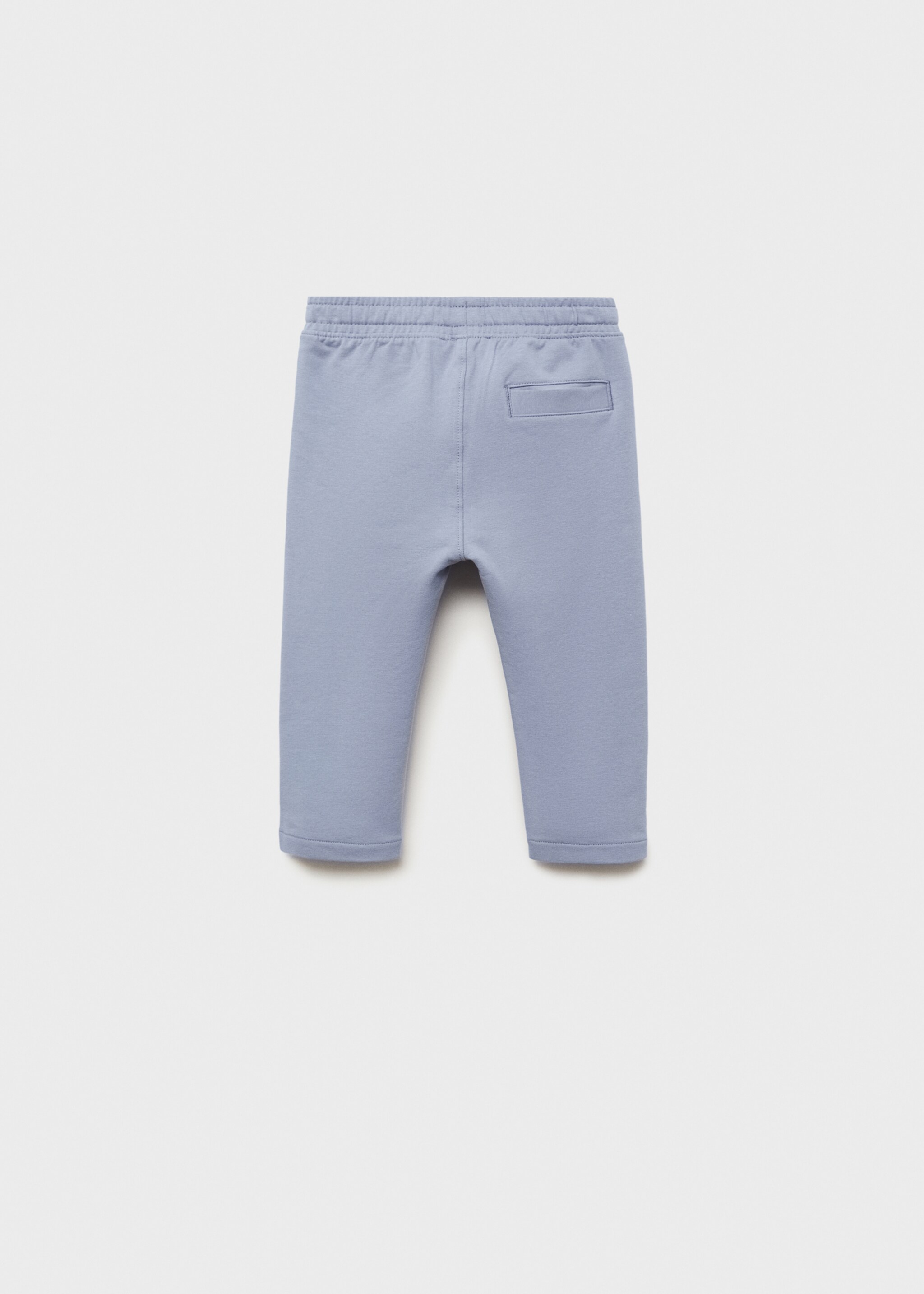 Pantalons cintura elàstica - Revers de l'article, Blau. Ref: 77066340-00.