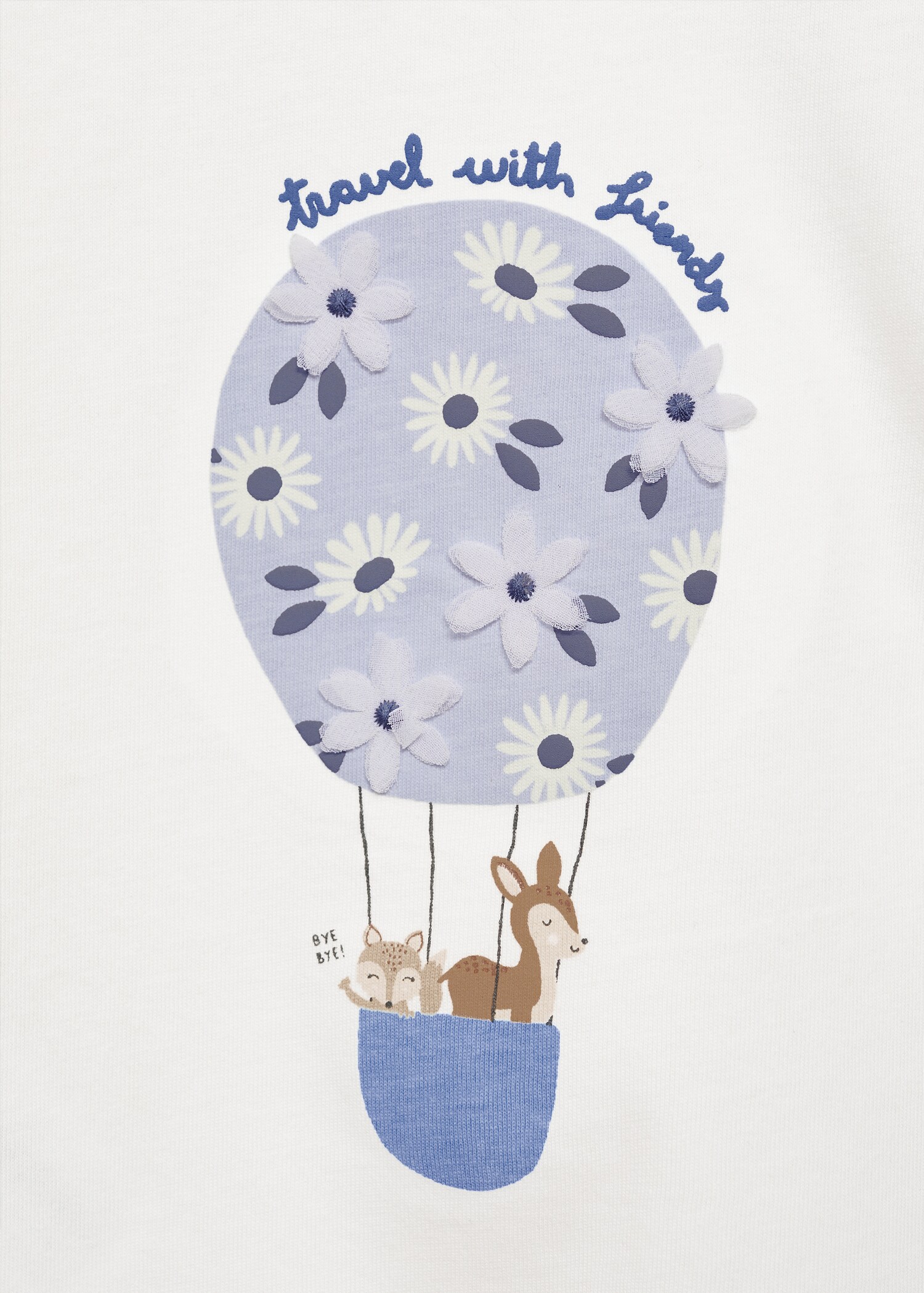 Appliqués flowers t-shirt - Details of the article 8