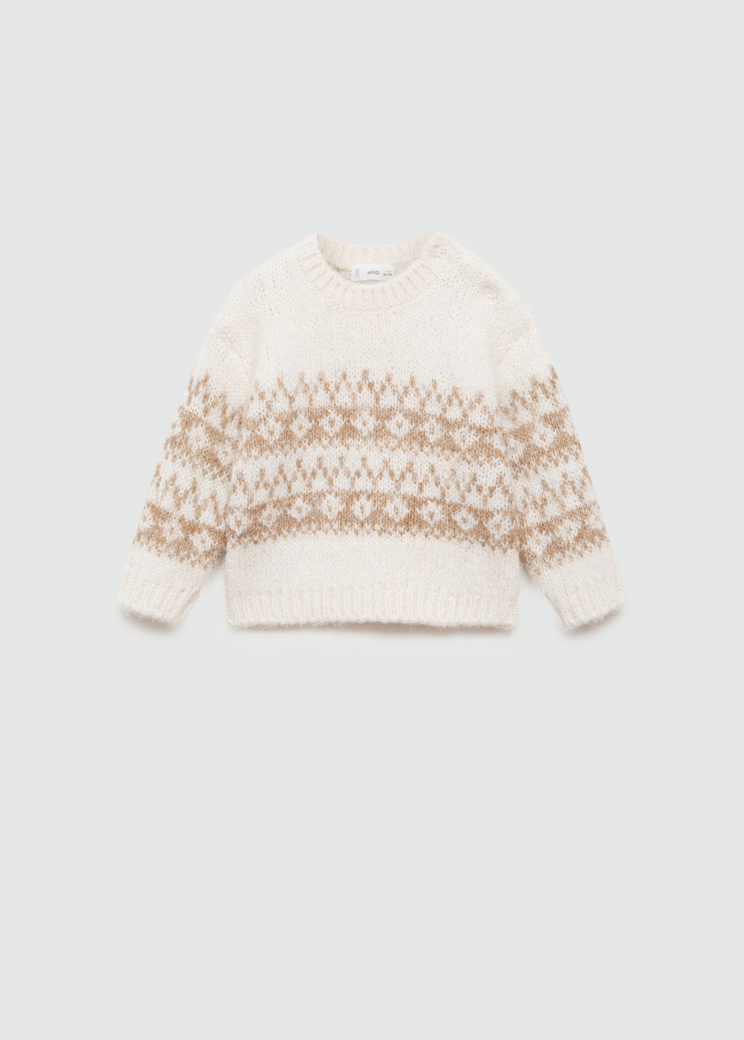Jacquard knitted sweater - Article without model