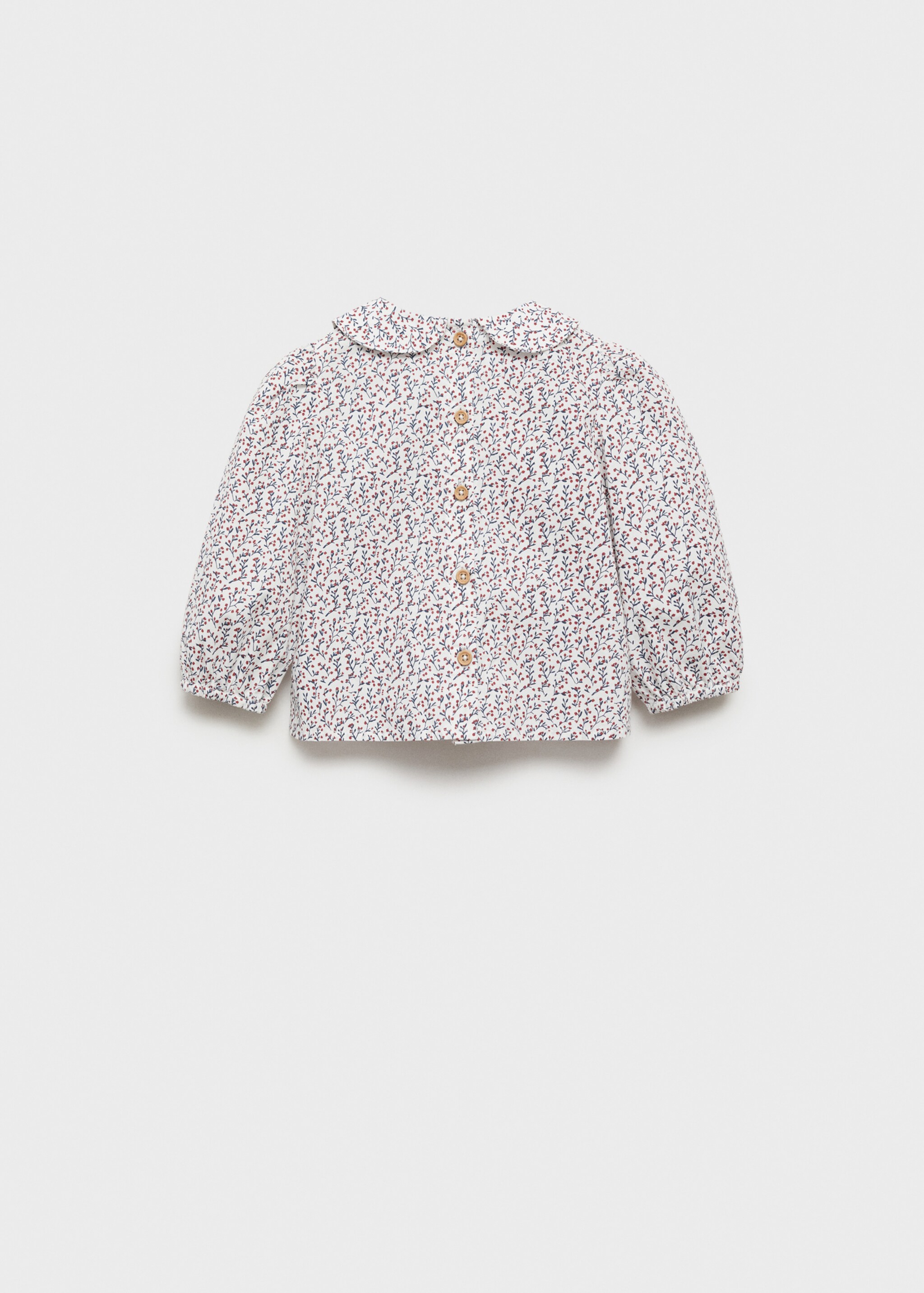 Blouse en coton imprimée - Verso de l’article