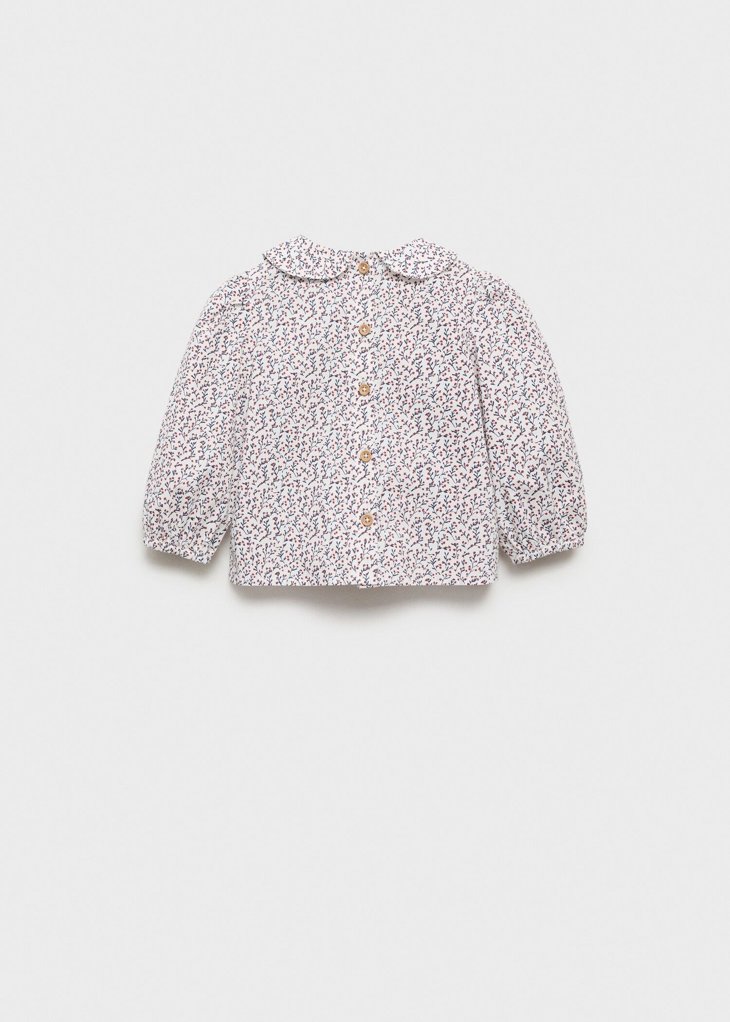 Blouse en coton imprimée - Verso de l’article
