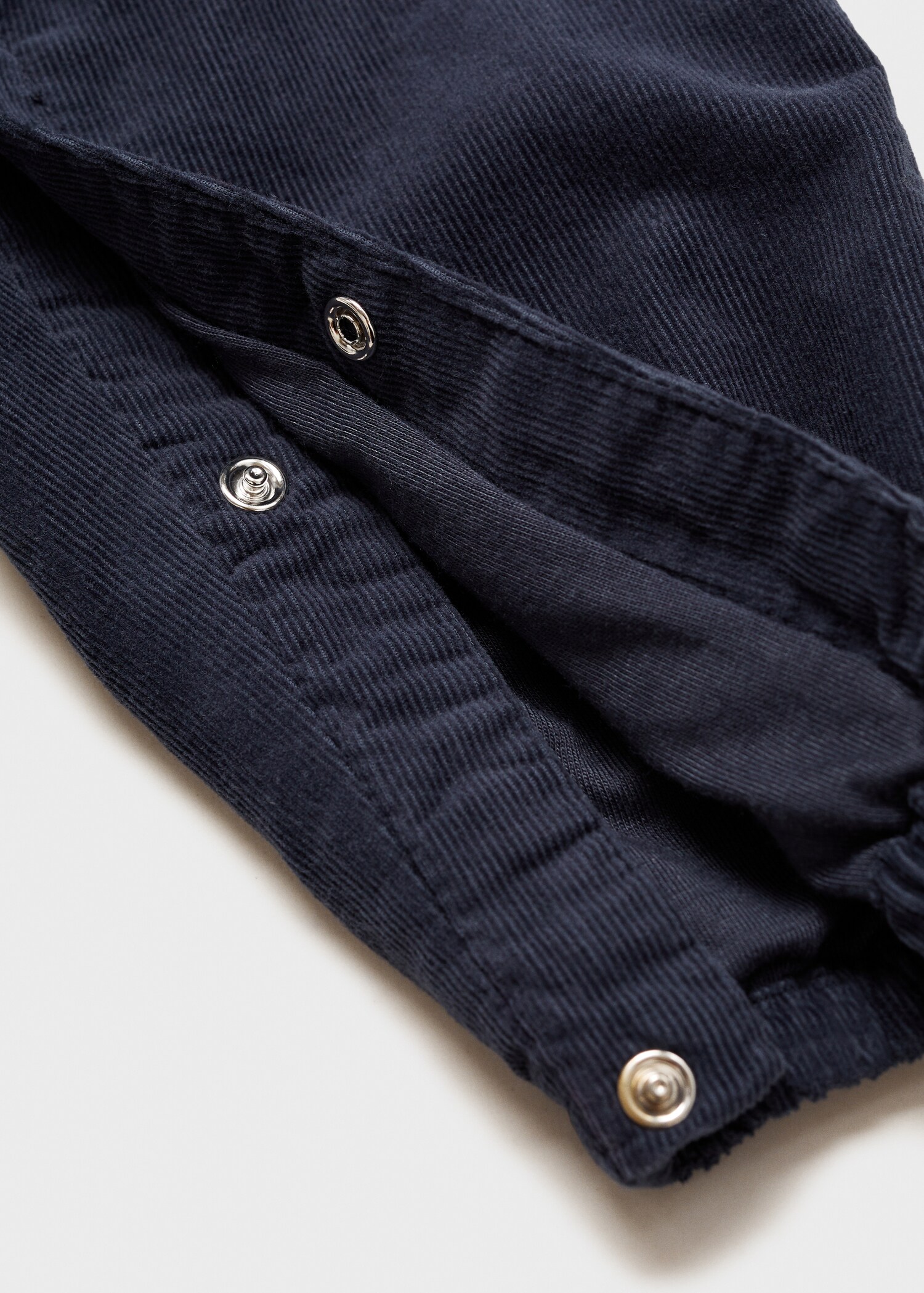 Long corduroy dungarees - Details of the article 0
