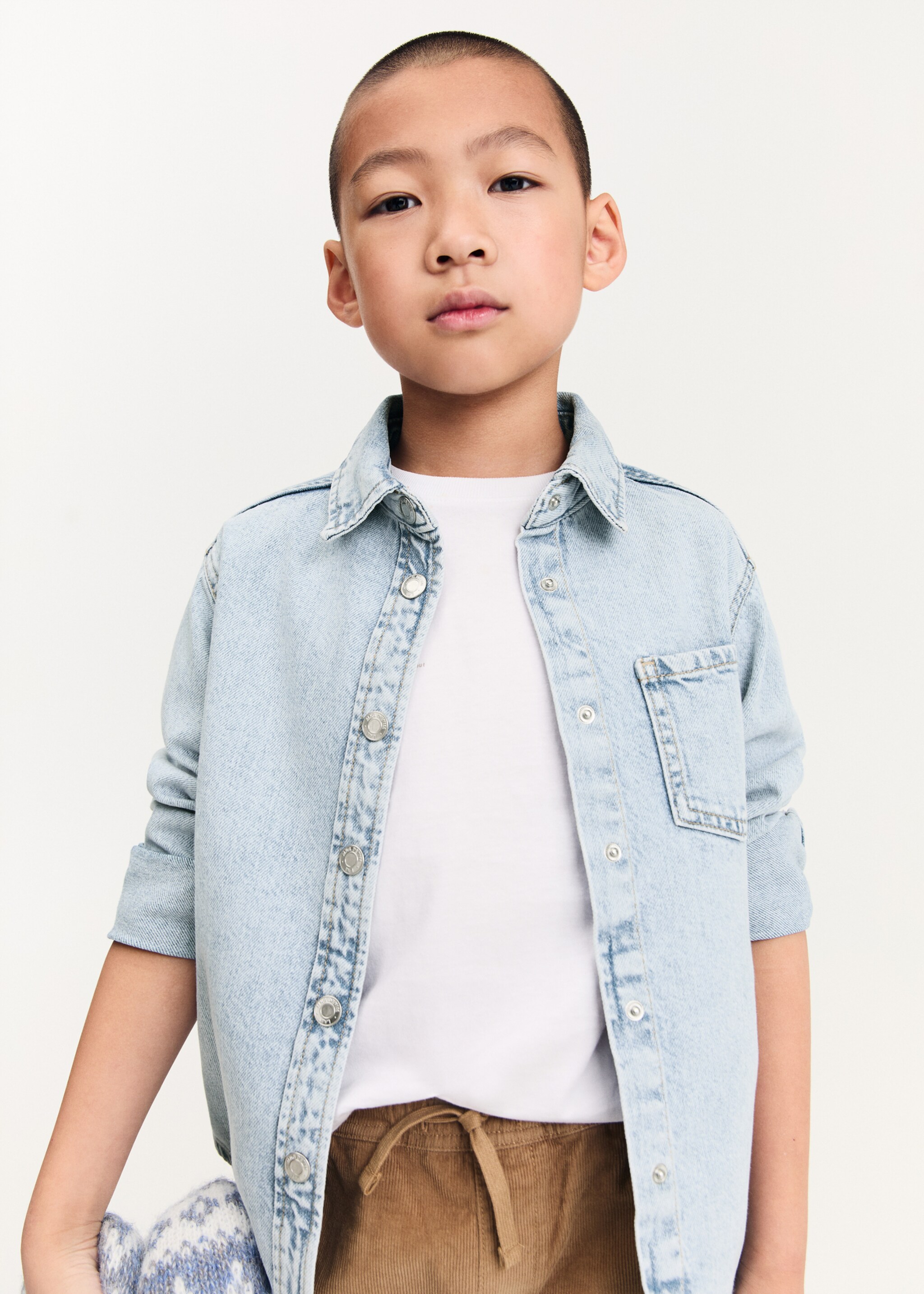 Pocket denim shirt - Medium plane