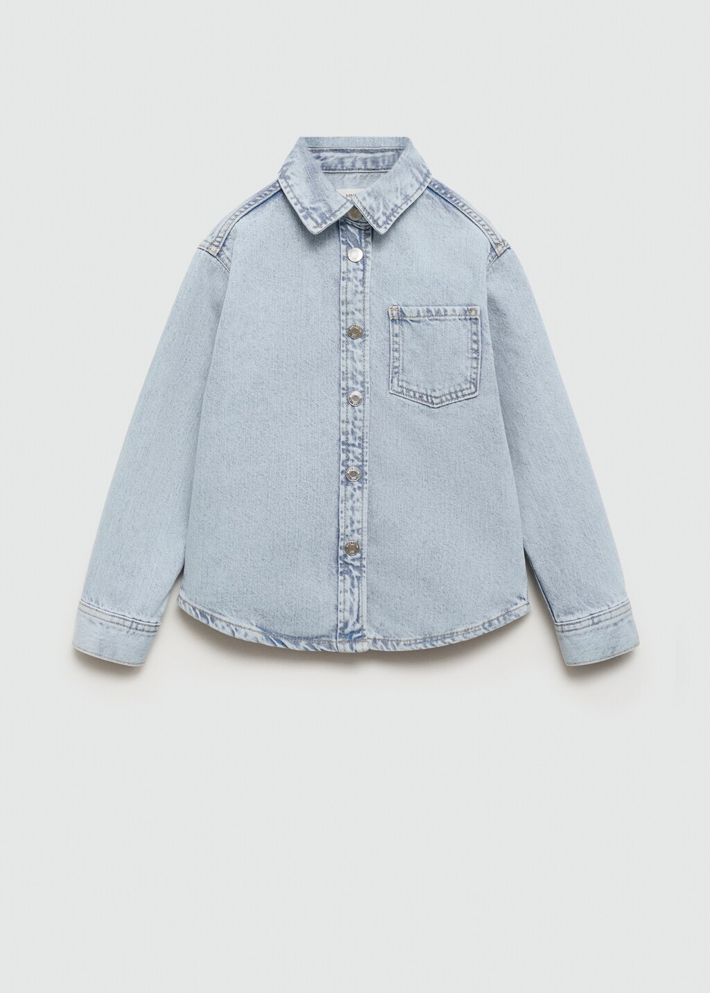 Pocket denim shirt - Boys | MANGO OUTLET USA