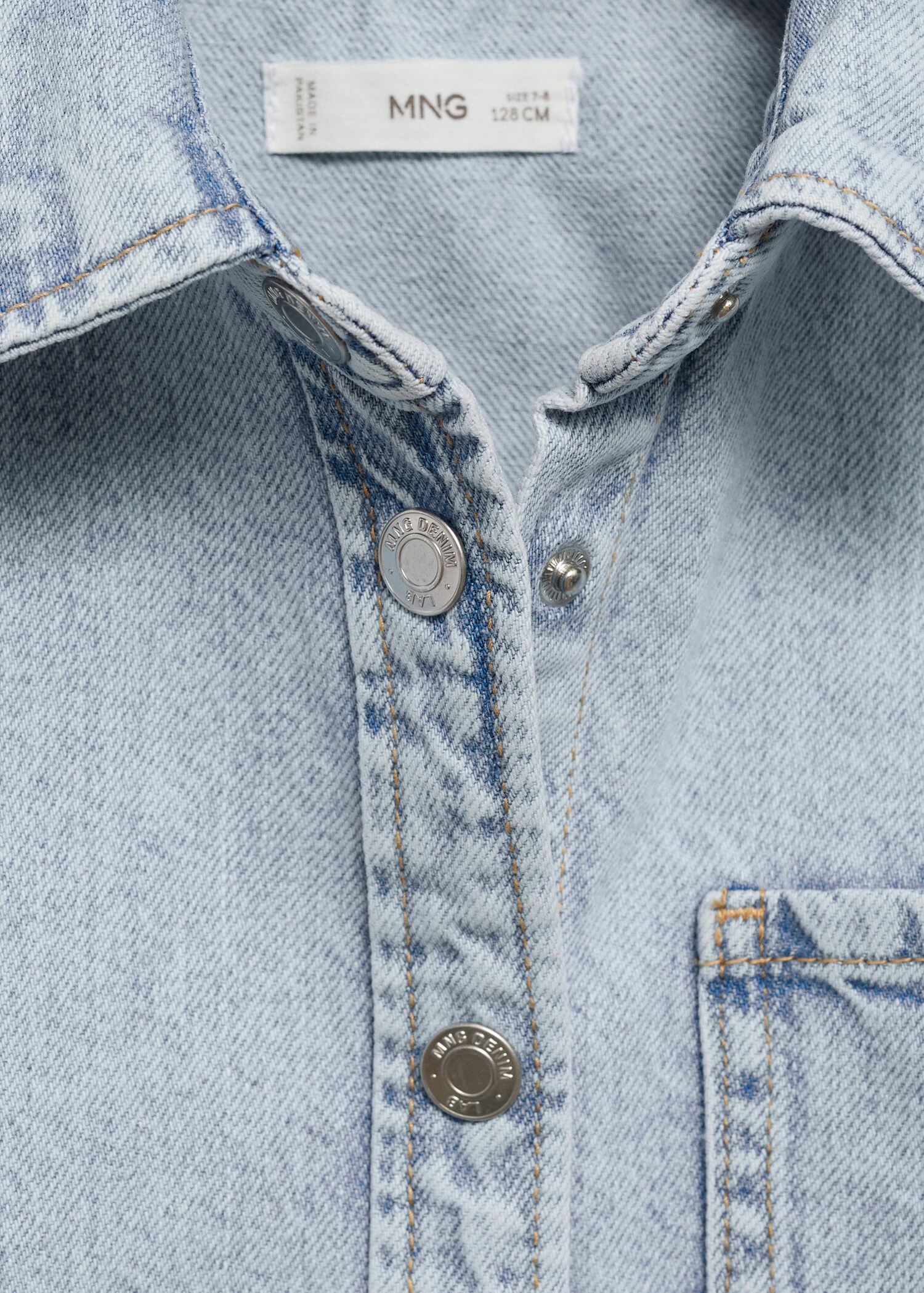 Πουκάμισο denim τσέπη - Λεπτομέρεια του προϊόντος 8