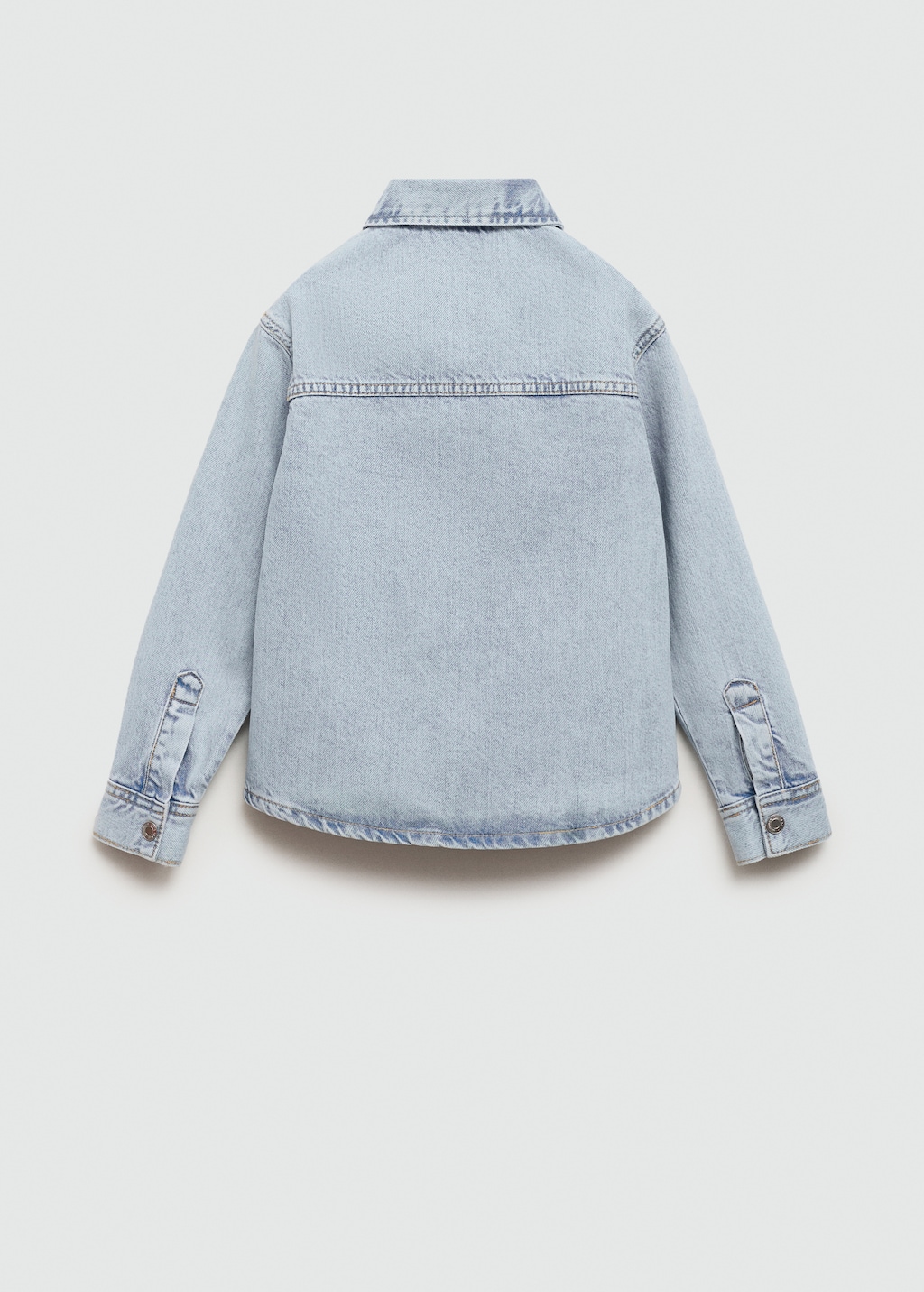 Pocket denim shirt - Boys | MANGO OUTLET USA