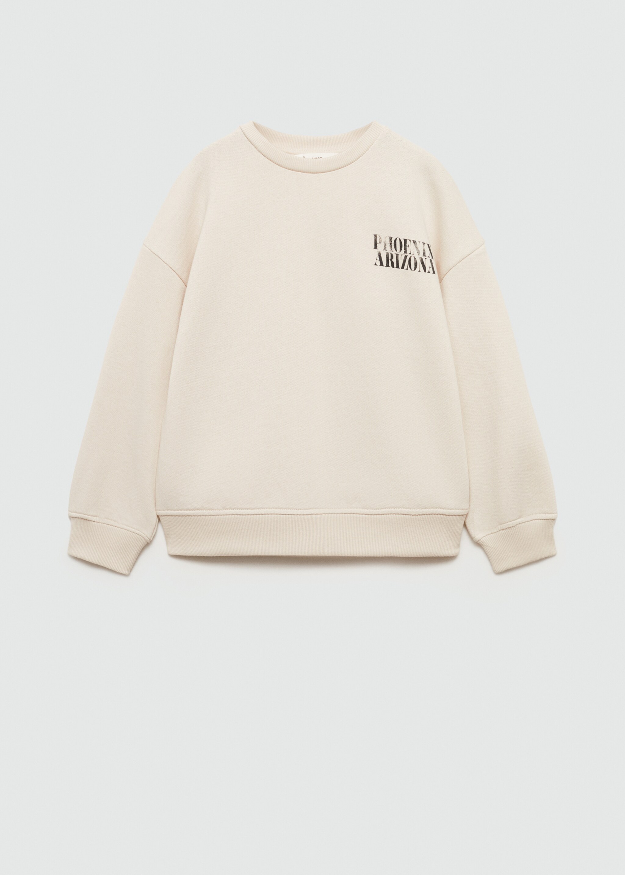 Bedrukt katoenen sweatshirt - Artikel zonder model