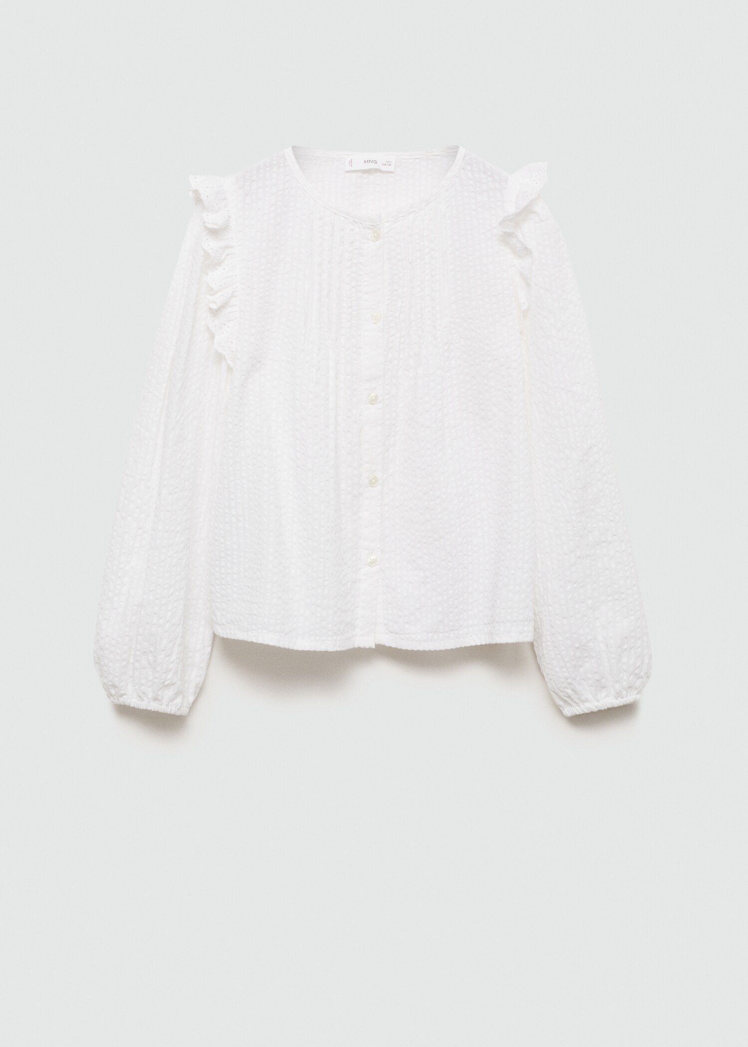 Frills embroidered shirt - Article without model