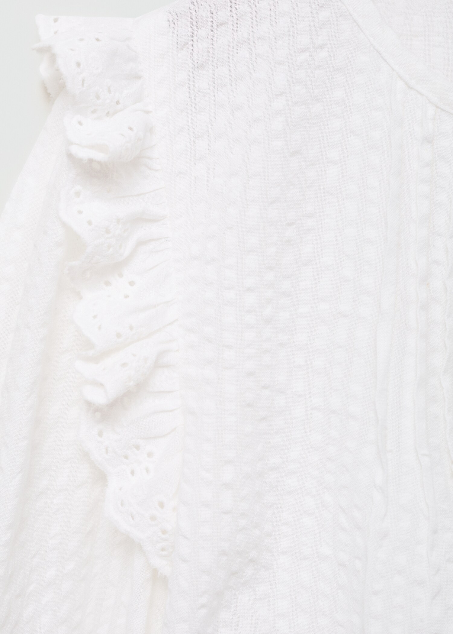 Frills embroidered shirt - Details of the article 0