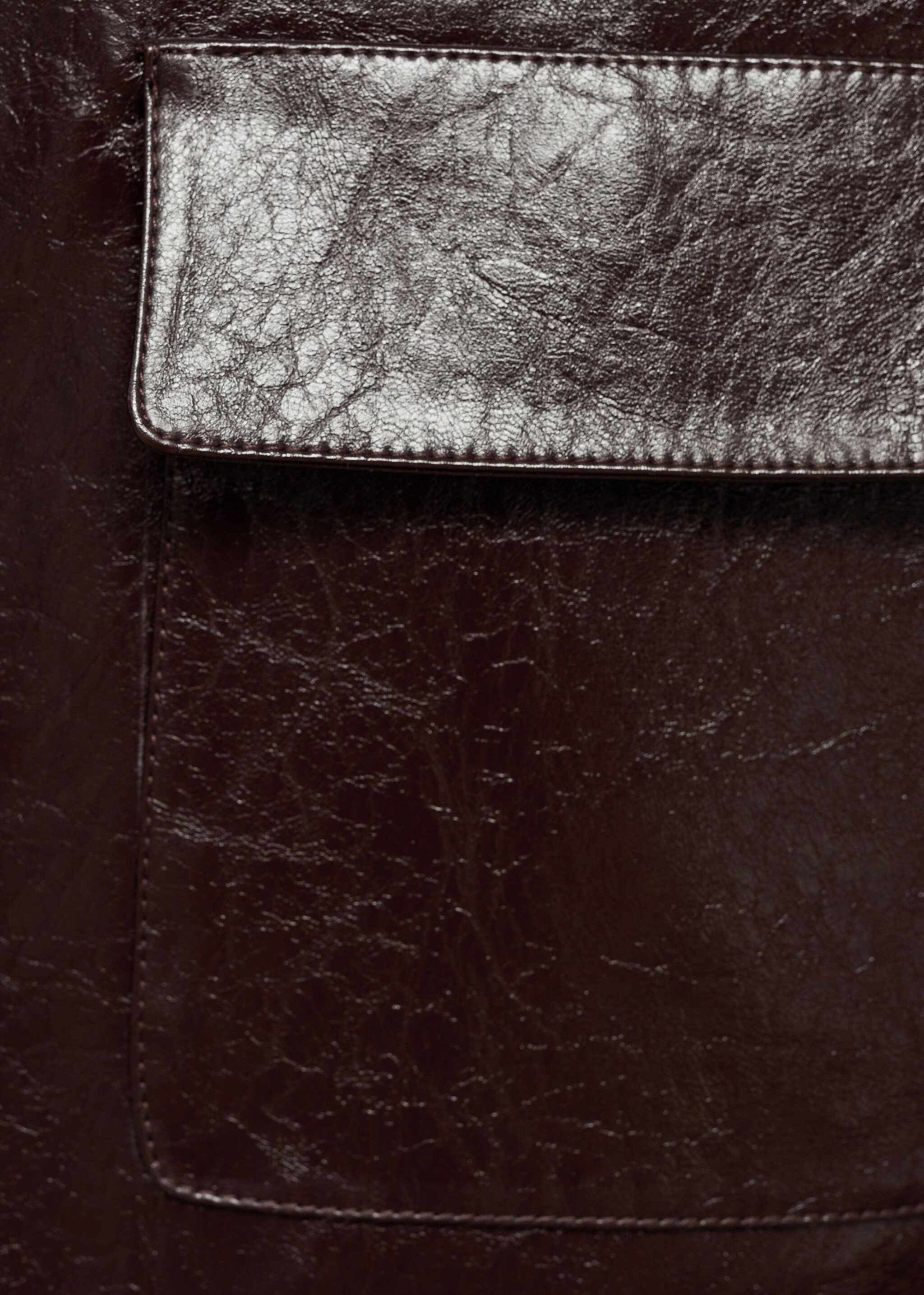 Pocket textured jacket - Details of the article 0, Burgundy. Ref: 77066726-00.