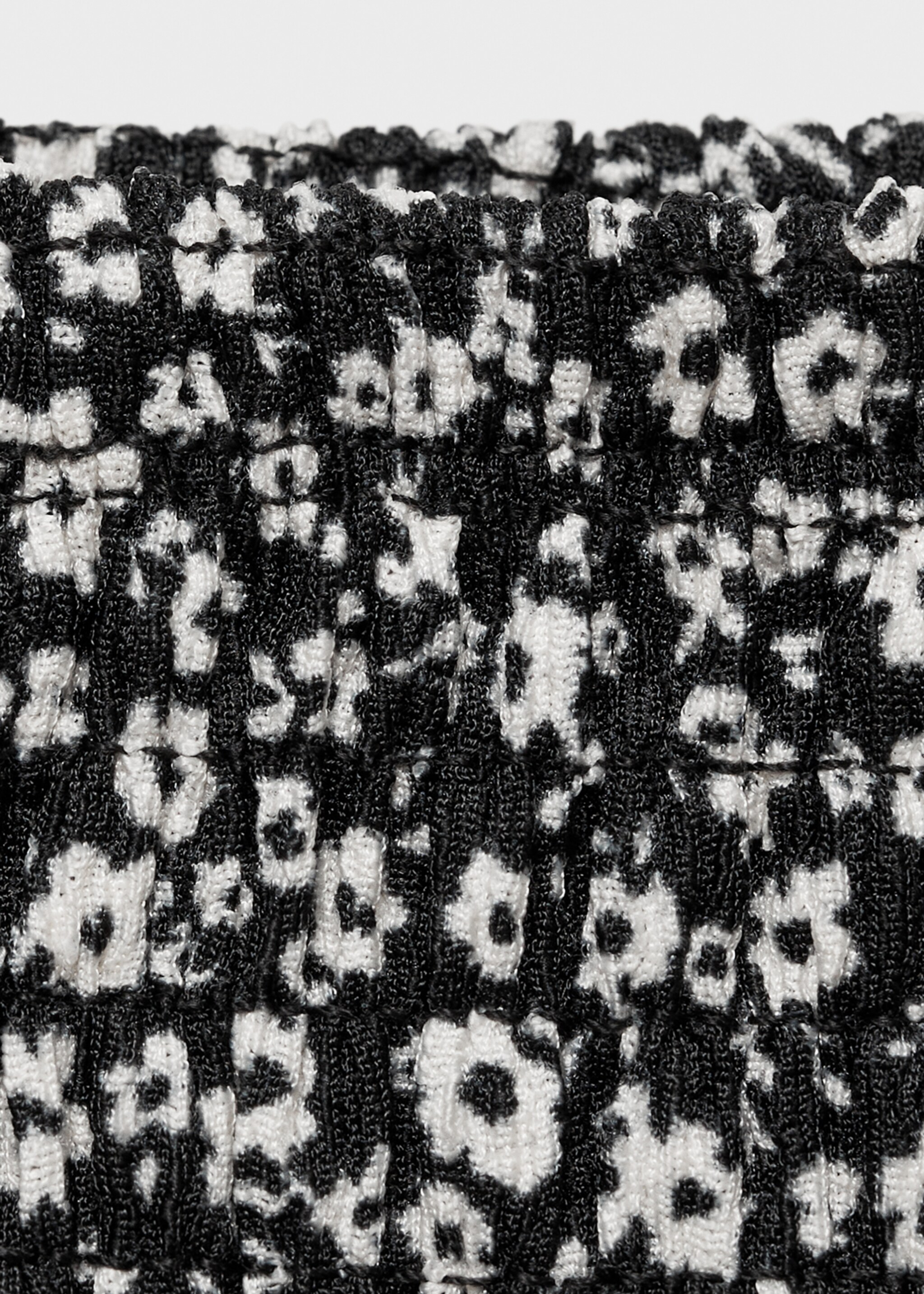 Falda flores volantes - Detalle del artículo 0, Negro. Ref: 77066732-00.