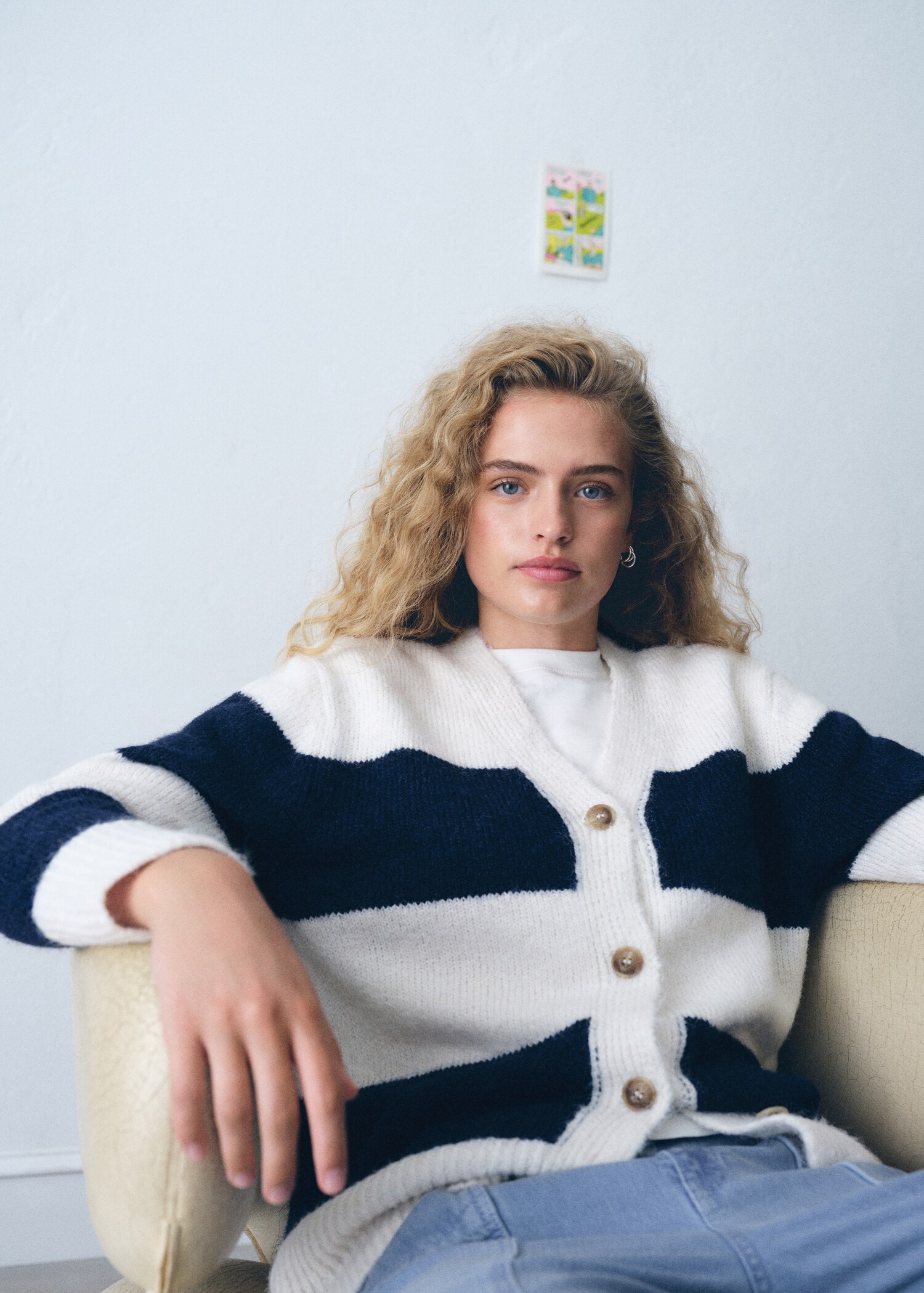 Cardigan maille rayures - Détail de l'article 5