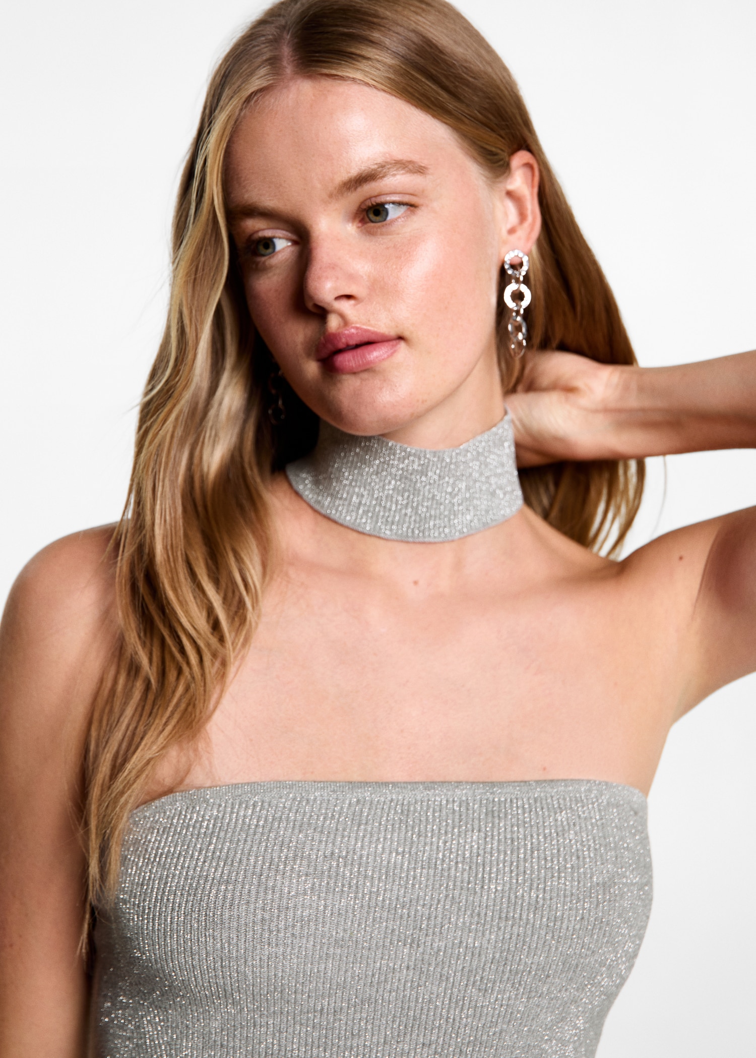 Lurexový top choker - Detail zboží 1