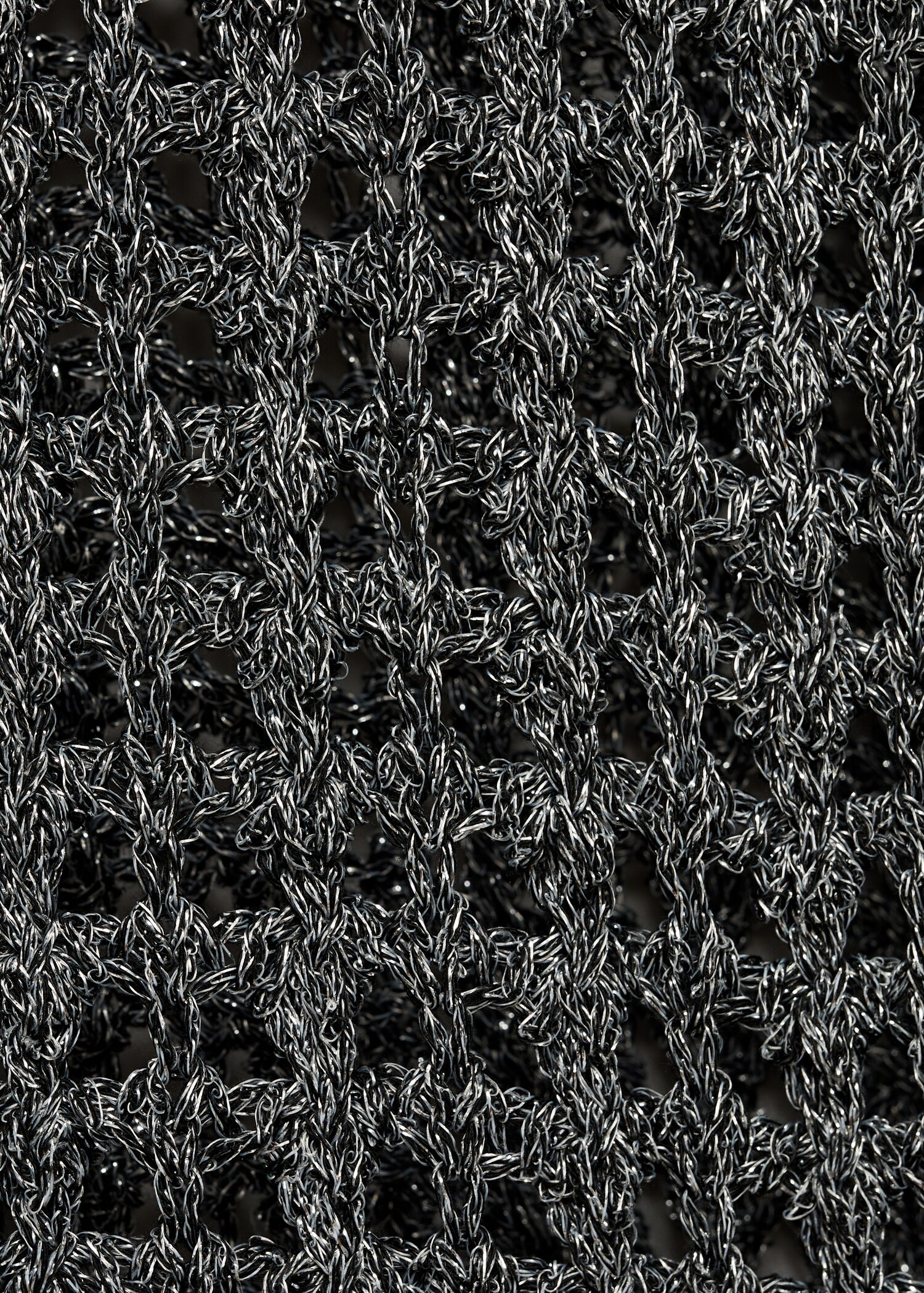 Openwork lurex sweater - Details of the article 0