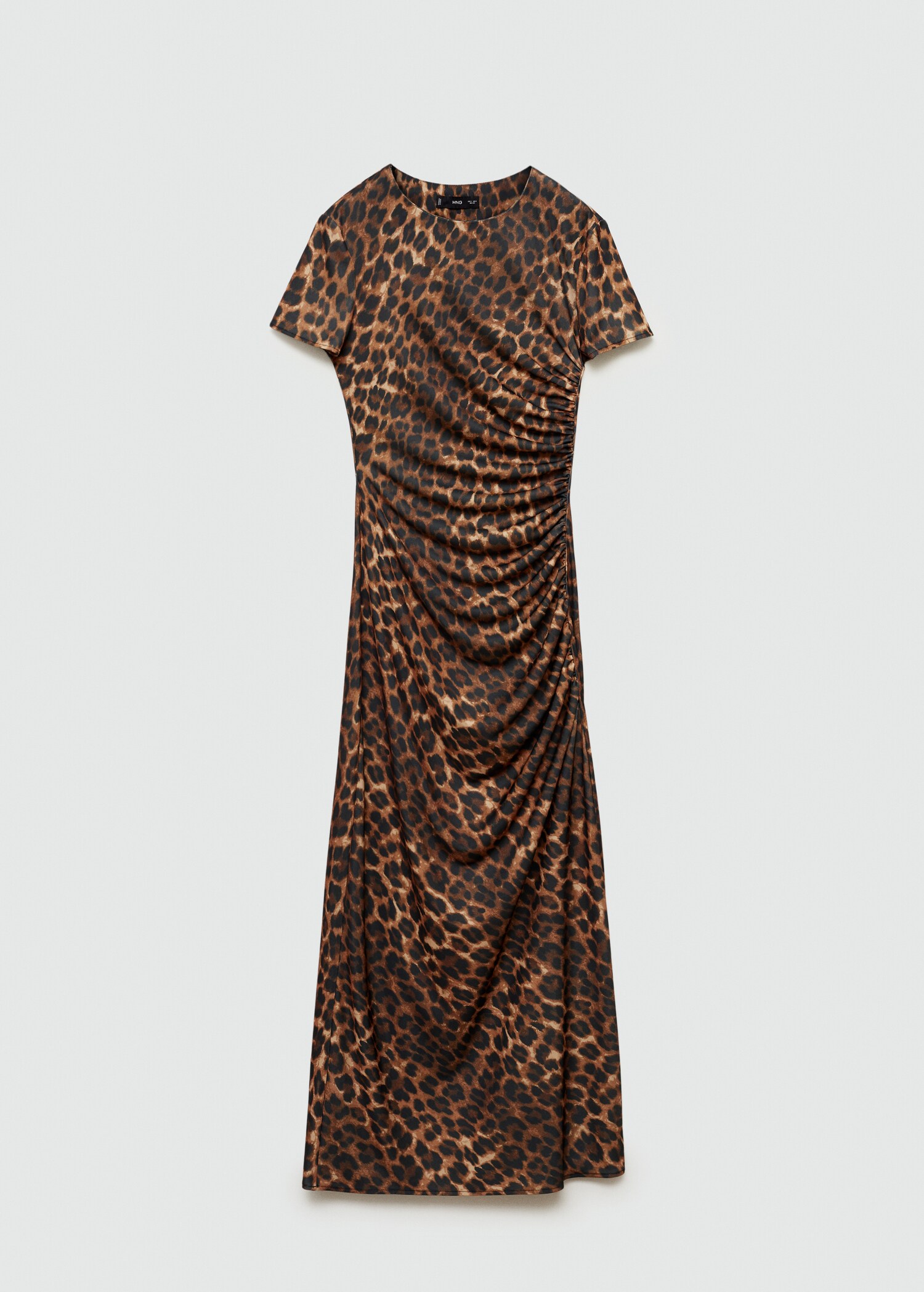 Leopard-print dress with ruffled details - Article without model