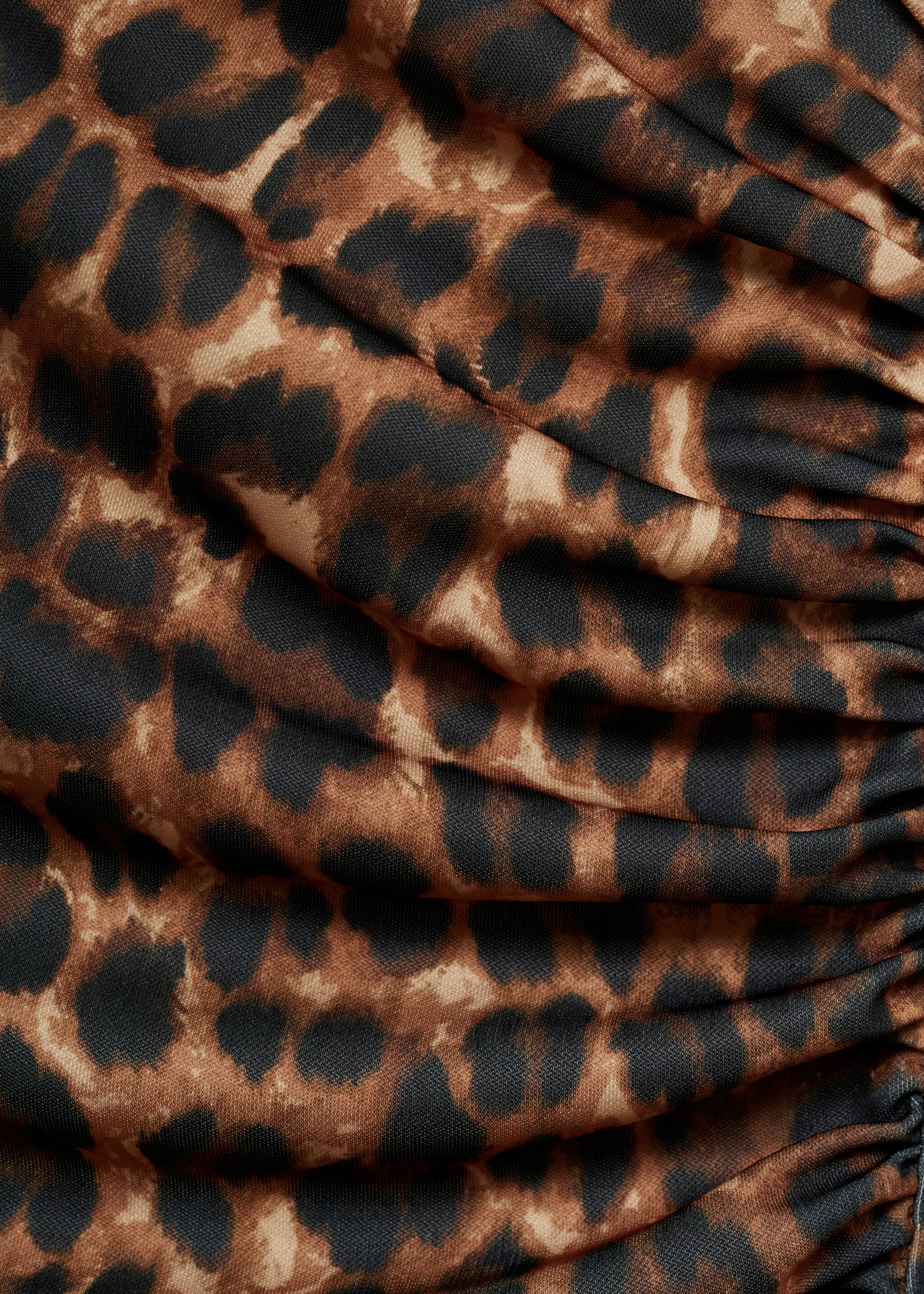 Leopard-print dress with ruffled details - Details of the article 8