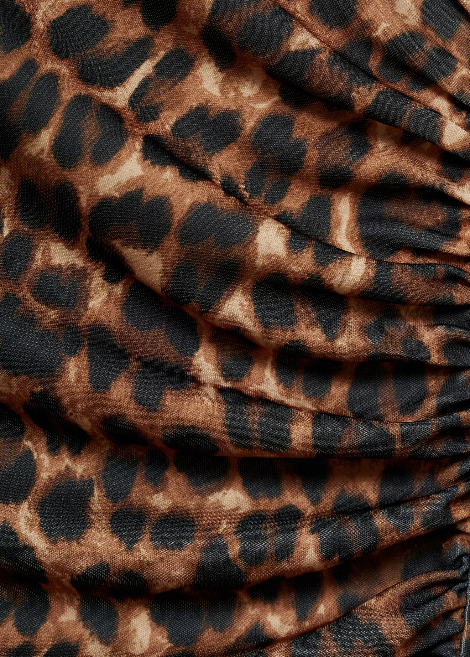 Leopard-print dress with ruffled details - Details of the article 8