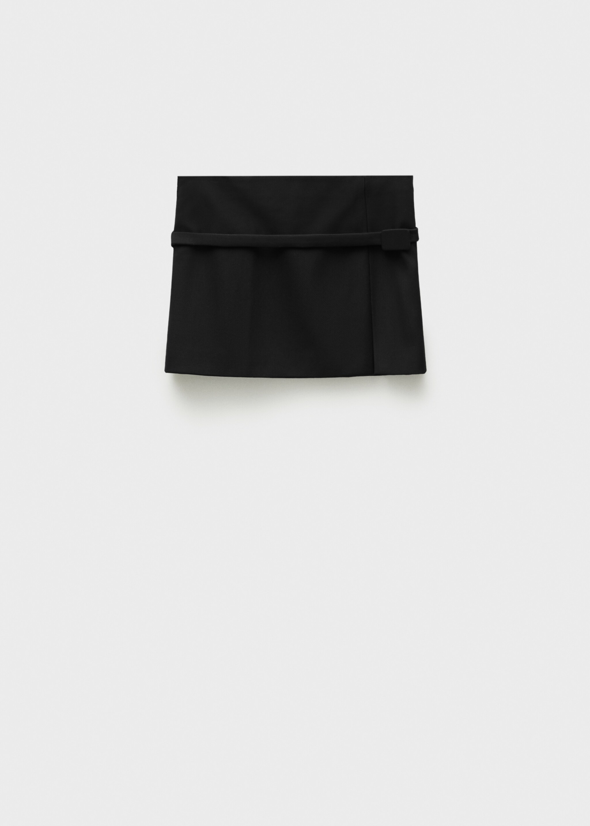 Mini skirt belt slit - Article without model