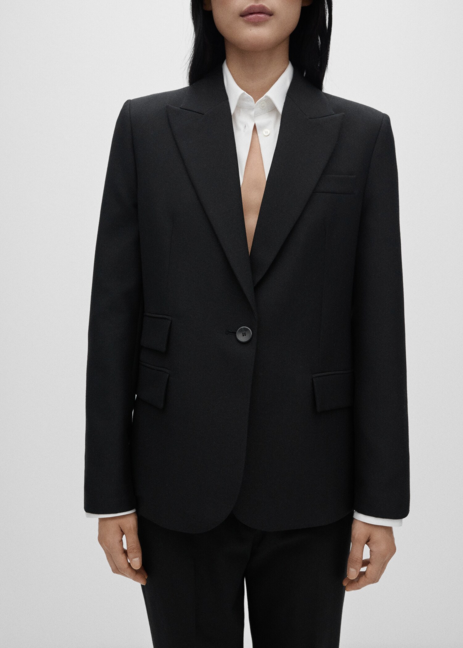 Wool suit jacket - Medium plane