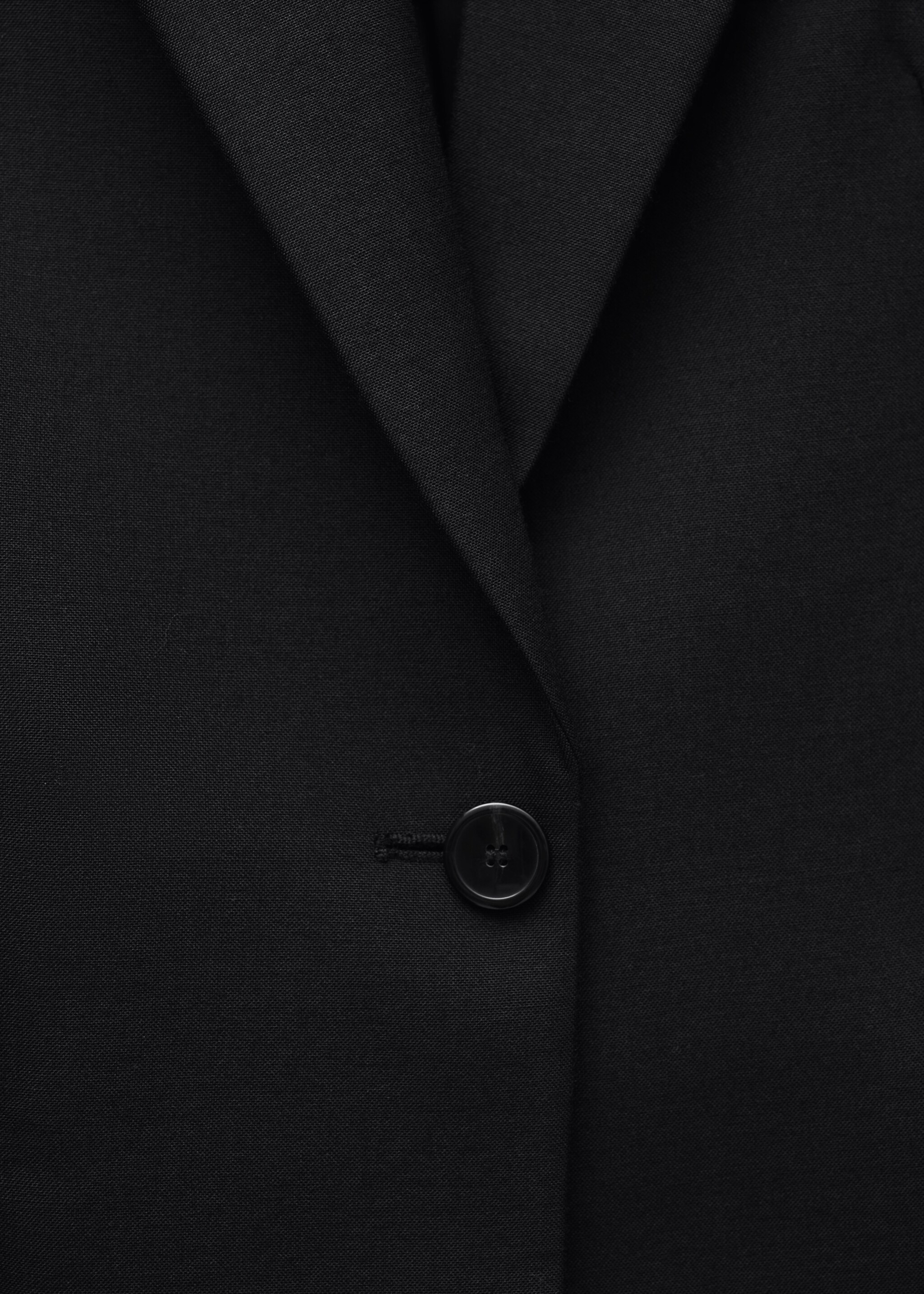 Blazer Anzug aus Wolle - Detail des Artikels 0, Schwarz. Ref: 77066757-00.