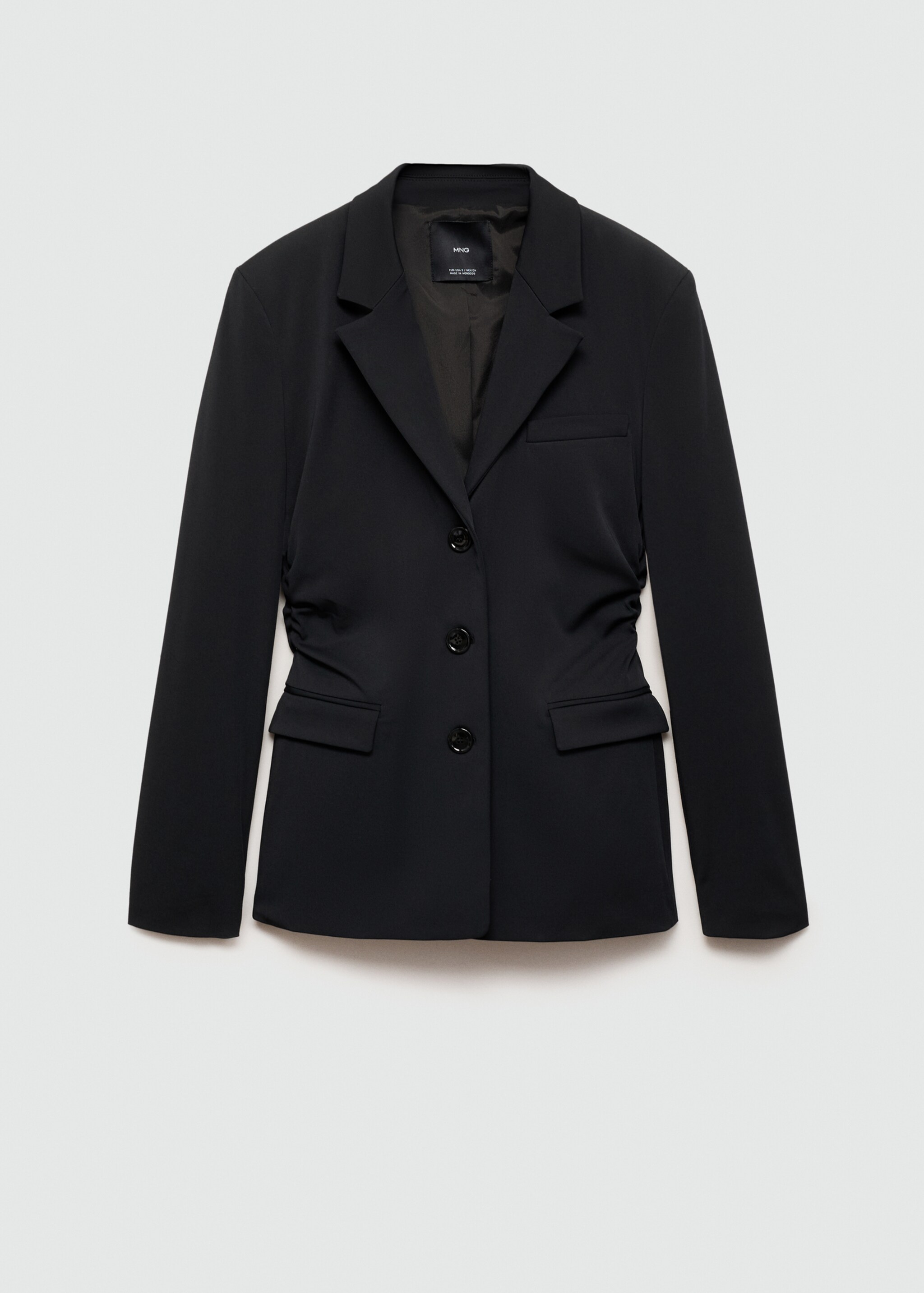 Blazer costume cintré - Article sans modèle, Noir. Ref: 77066760-00.