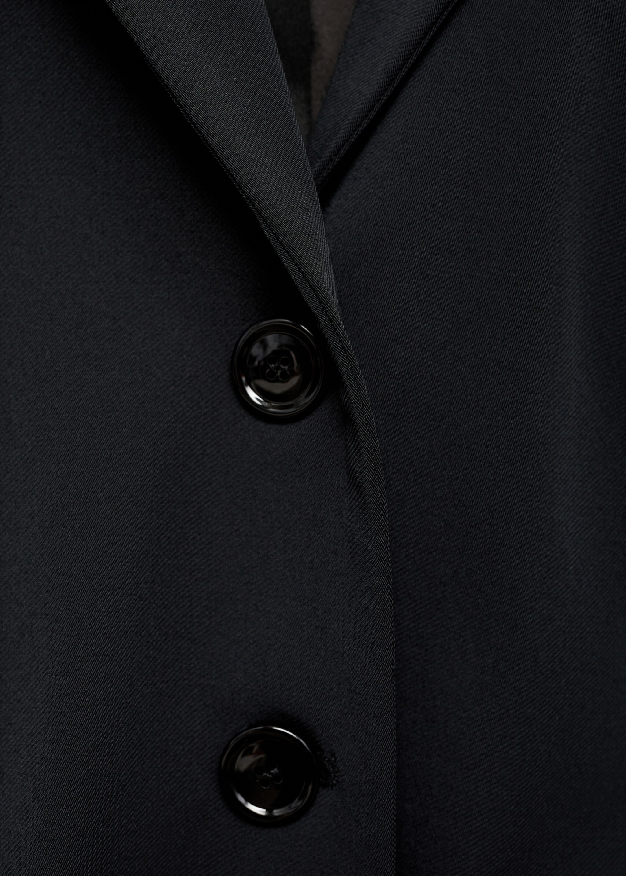 Blazer costume cintré - Détail de l'article 8, Noir. Ref: 77066760-00.