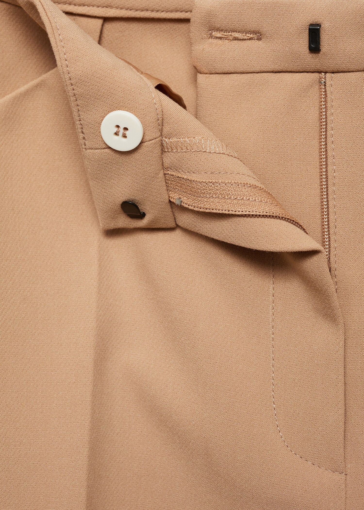Wideleg pleated trousers - Details of the article 8