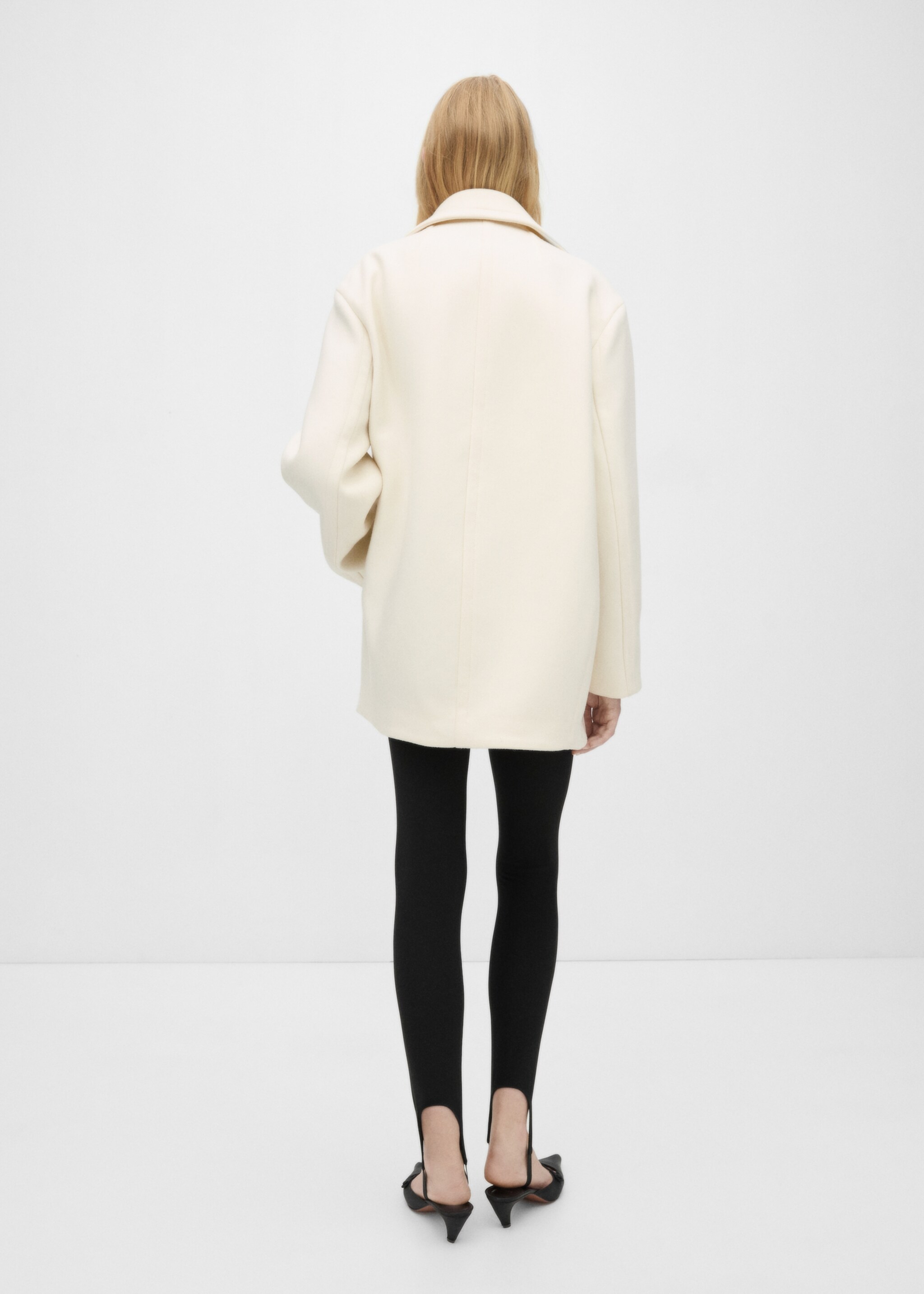 Stirrup leggings - Reverse of the article, Black. Ref: 77066763-00.