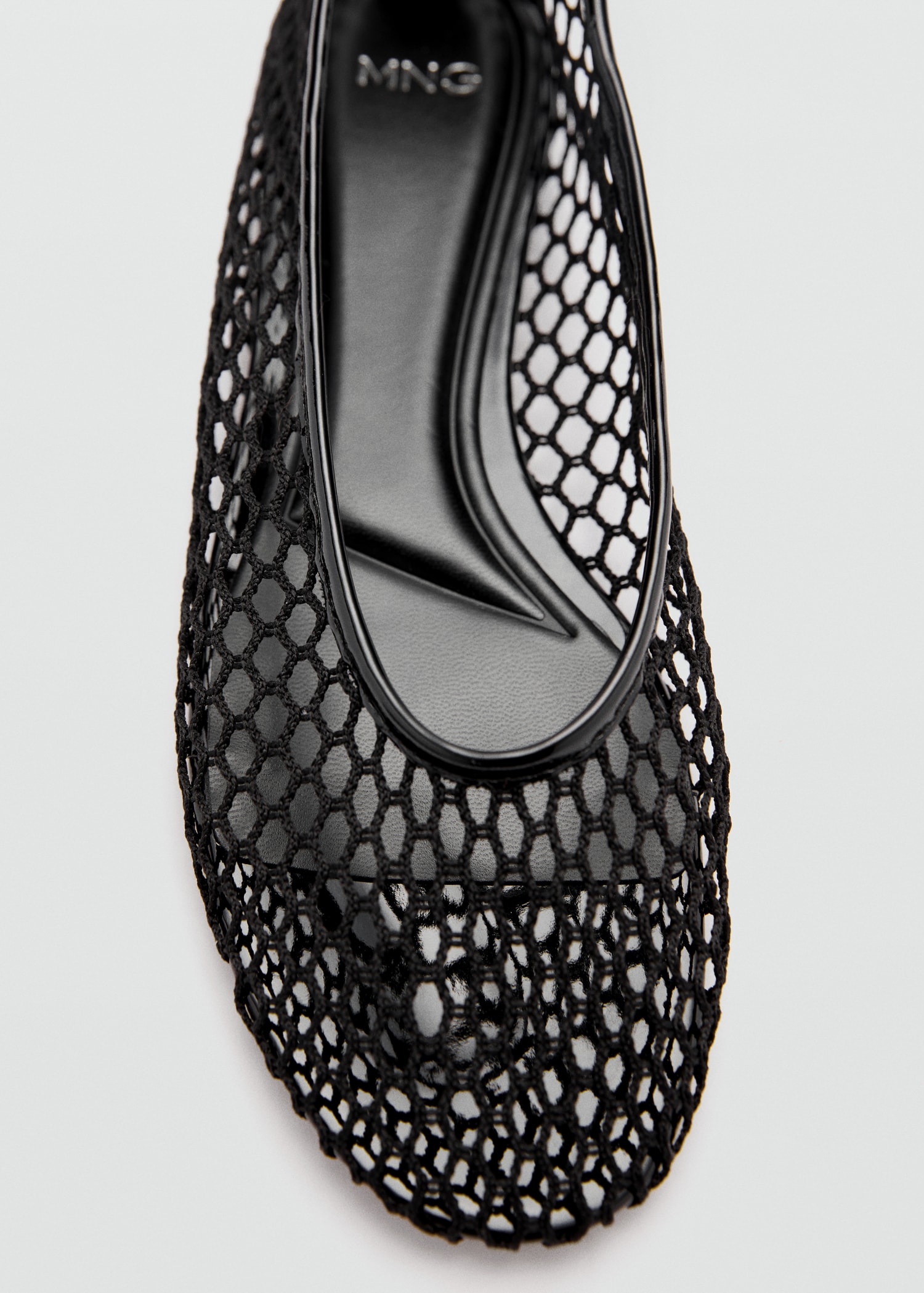 Mango Ballerinas For Women Mesh Ballerina Shoes Women MANGO OUTLET