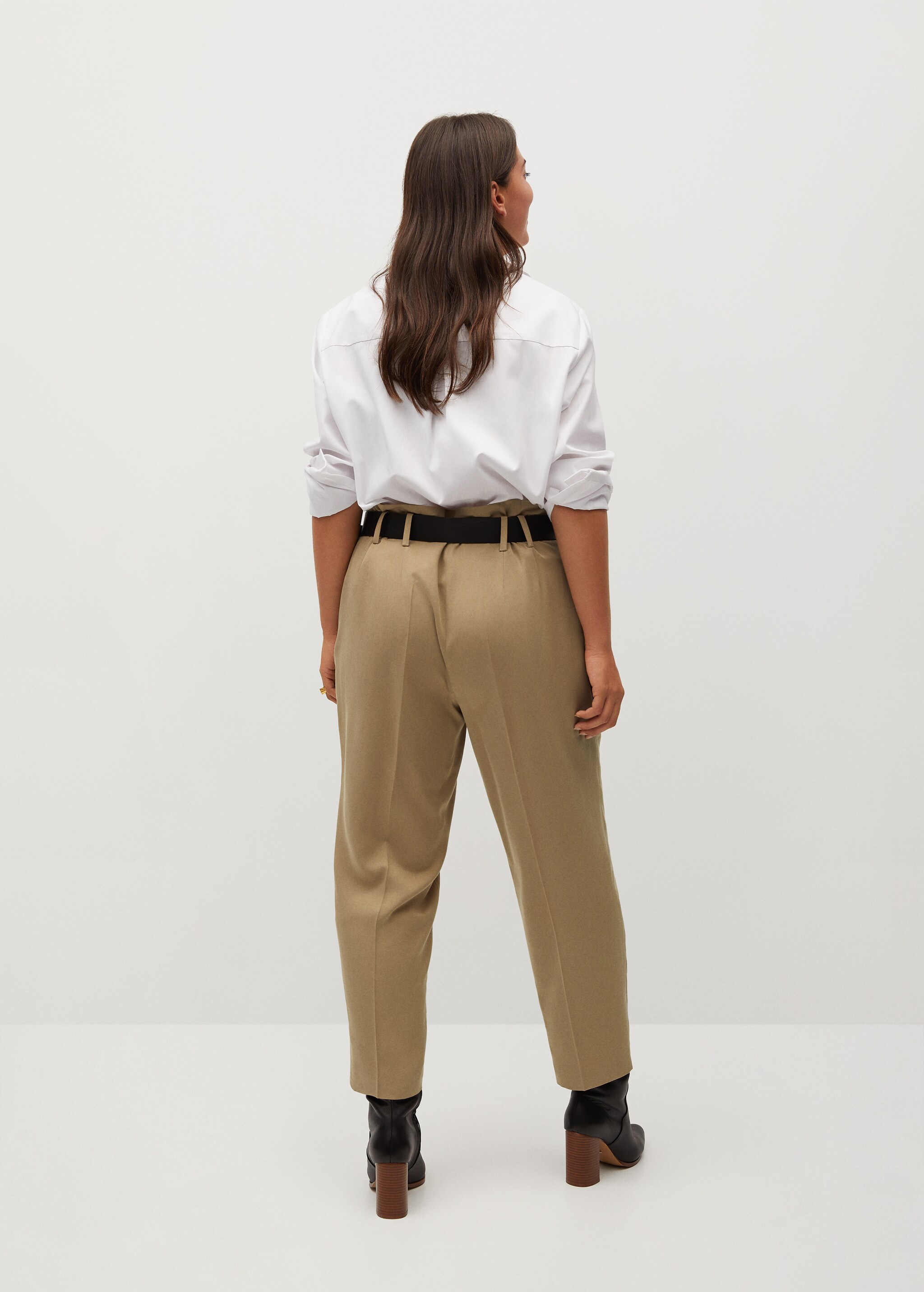 Pantalon tapered-fit crop - Verso de l’article