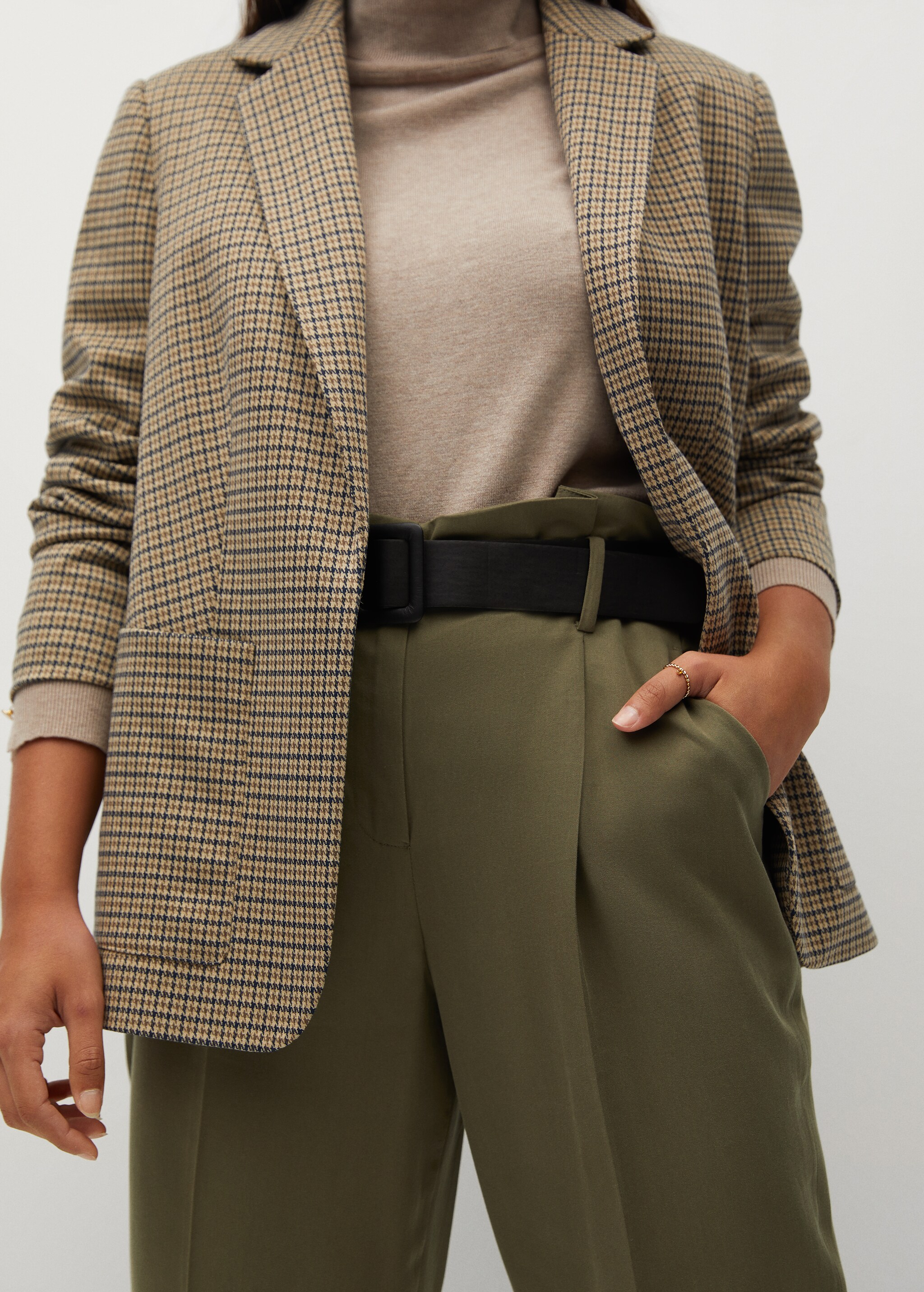 Pantalon tapered-fit crop - Détail de l'article 2