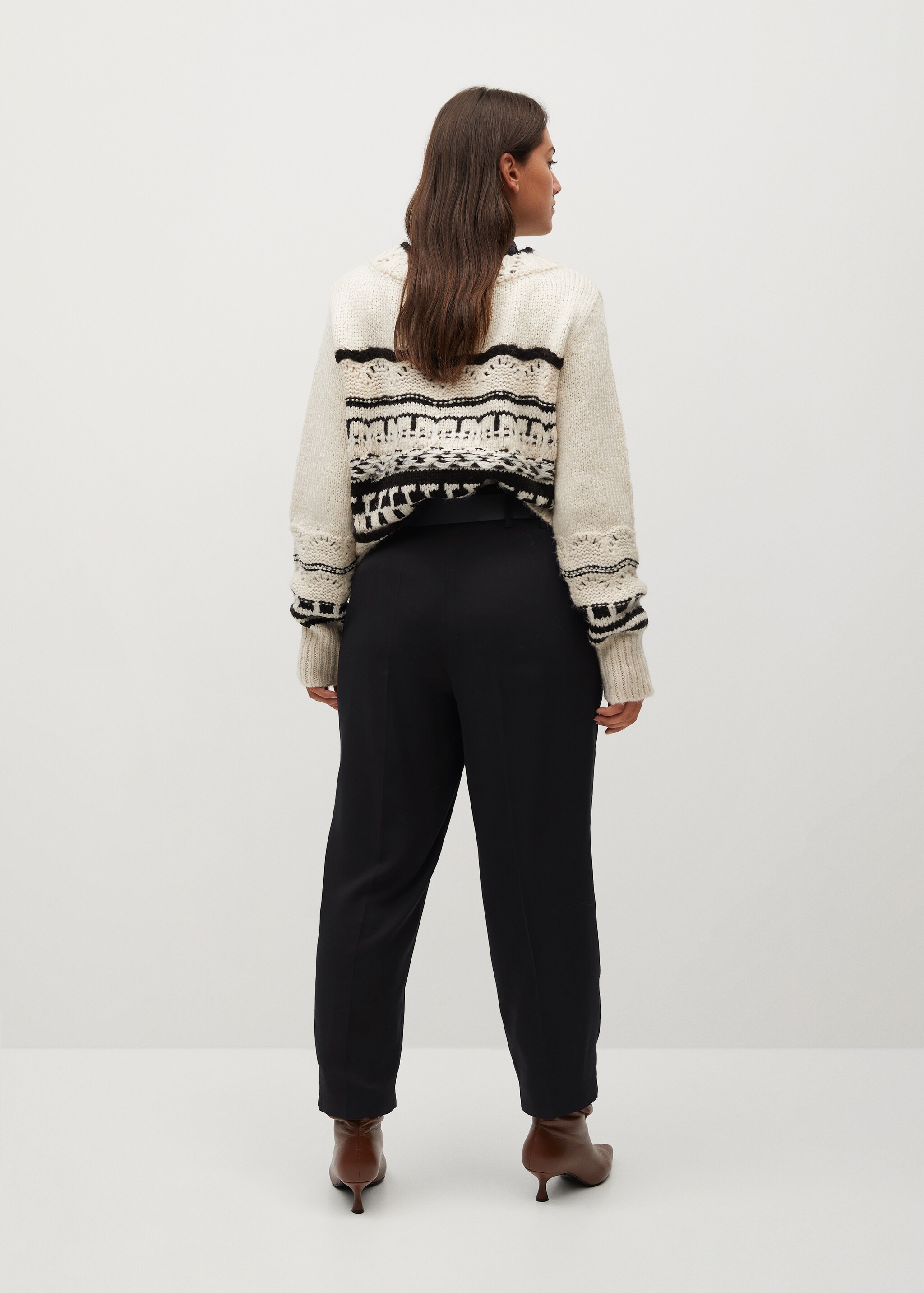 Pantalon tapered-fit crop - Verso de l’article