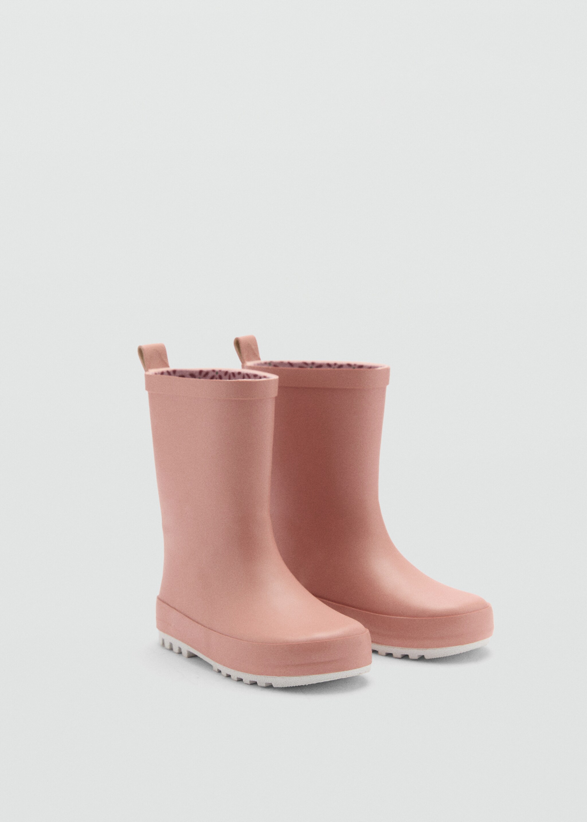 Regenstiefel - Mittlere Ansicht, Pastellrosa. Ref: 77067116-00.