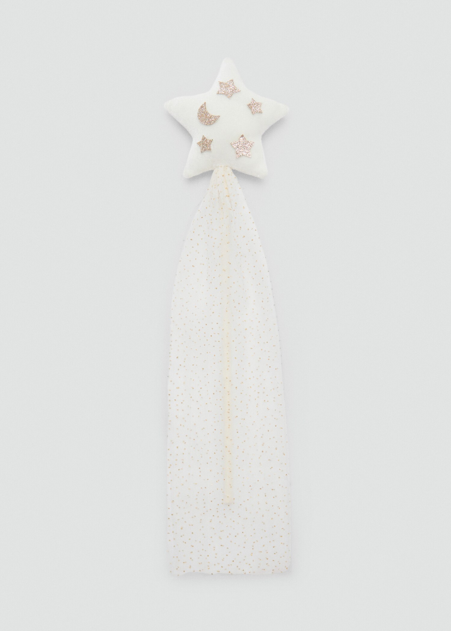 Glitter and tulle star costume wand - Article without model