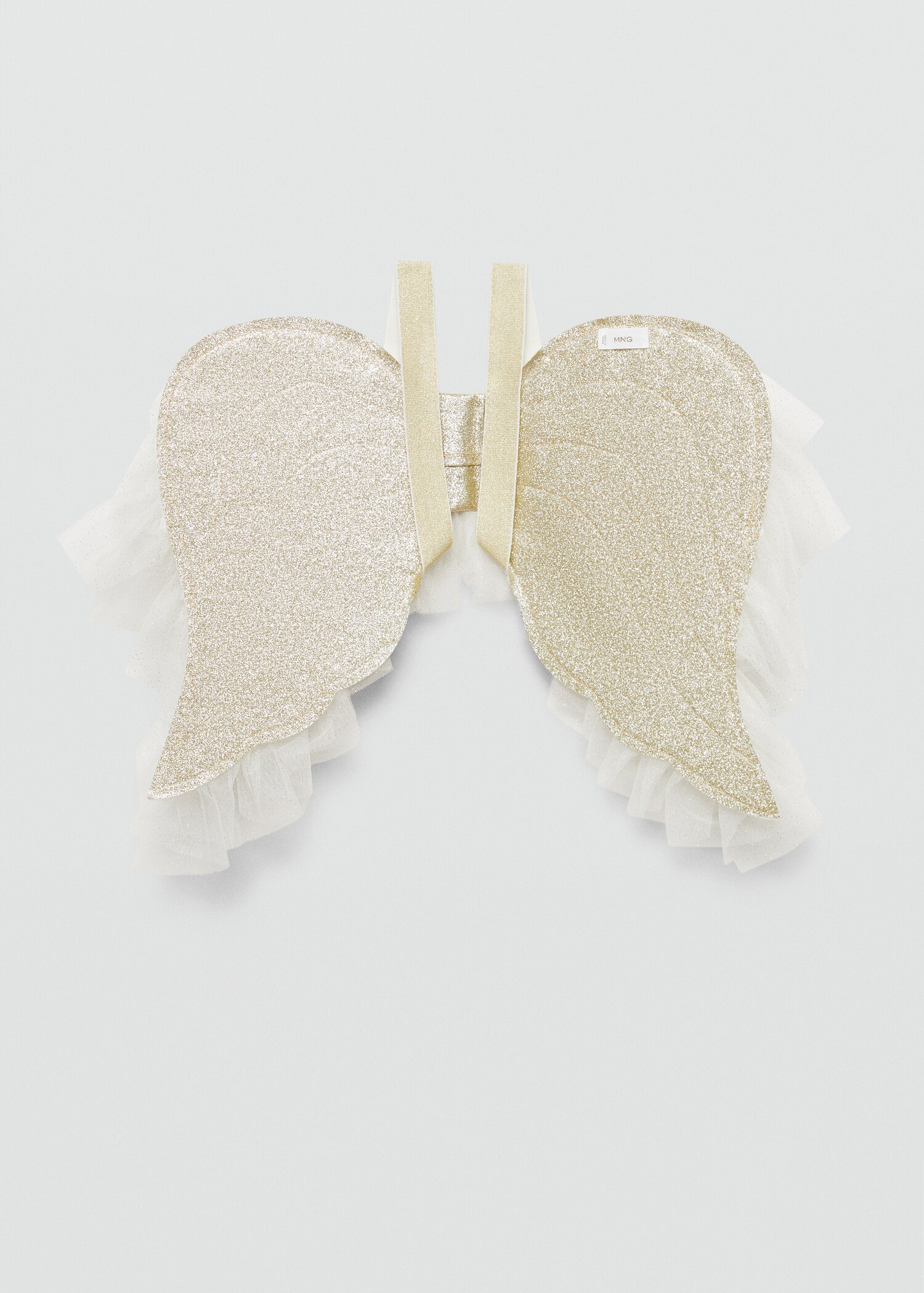 Halloween white angel wings - Medium plane
