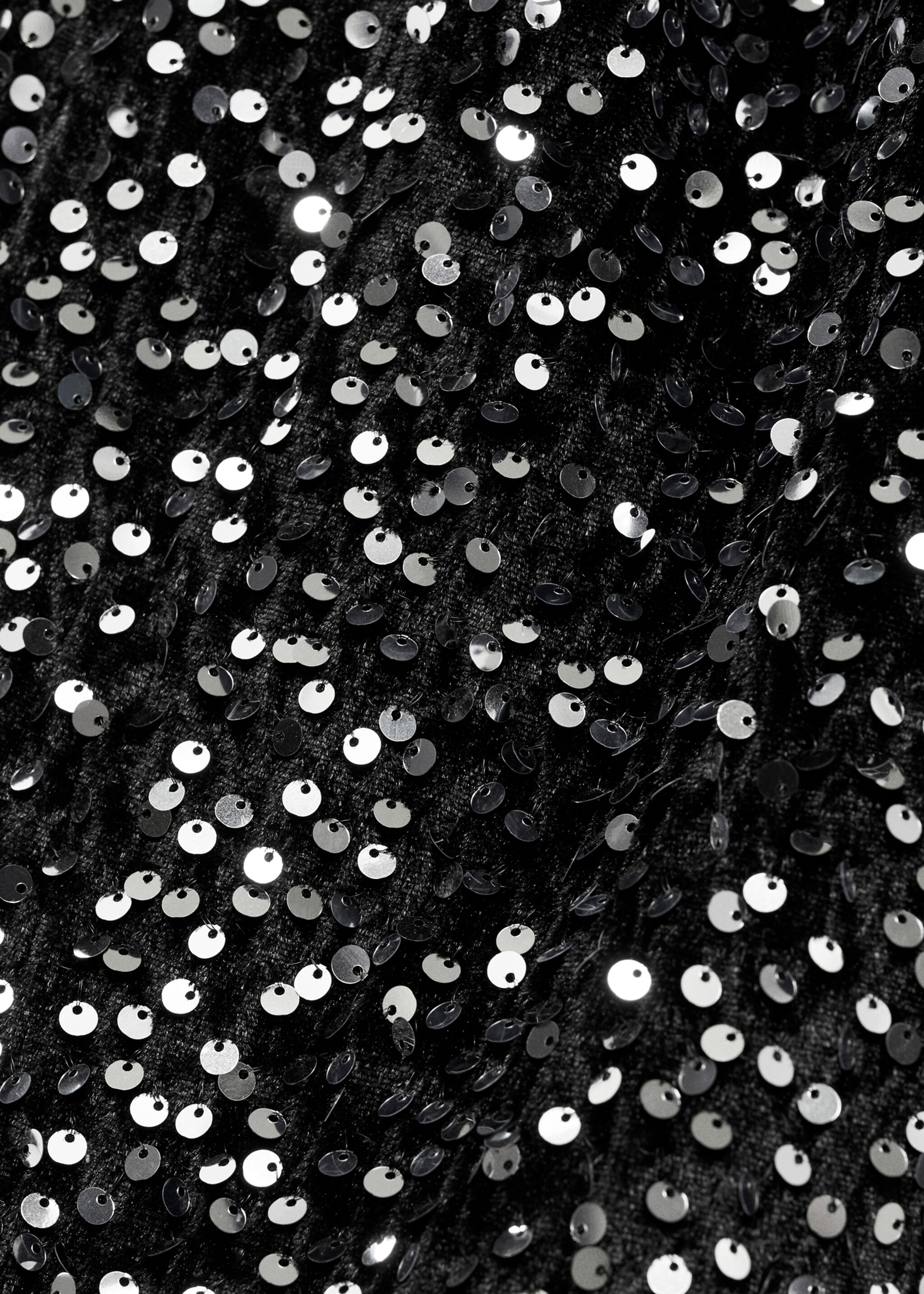 Cape déguisement paillettes - Détail de l'article 1, Noir. Ref: 77067126-00.