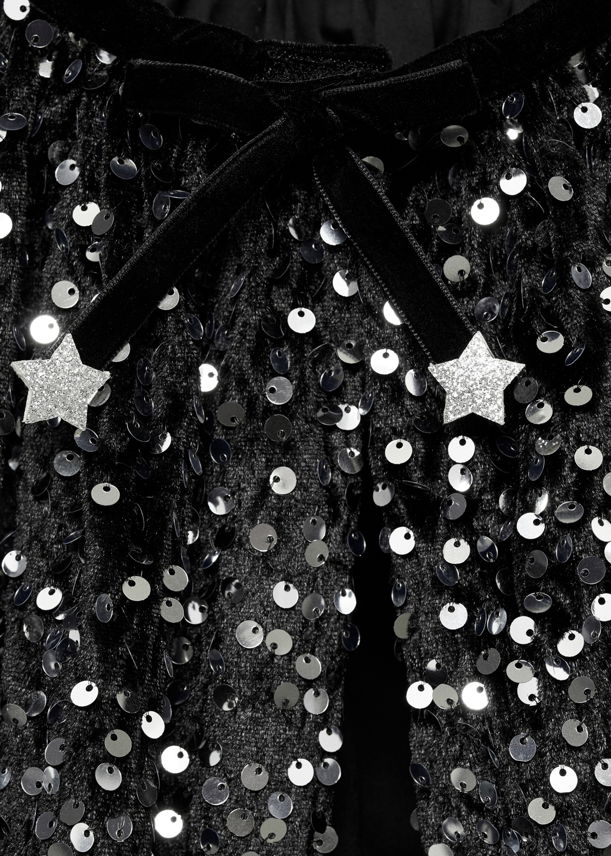 Cape déguisement paillettes - Détail de l'article 2, Noir. Ref: 77067126-00.