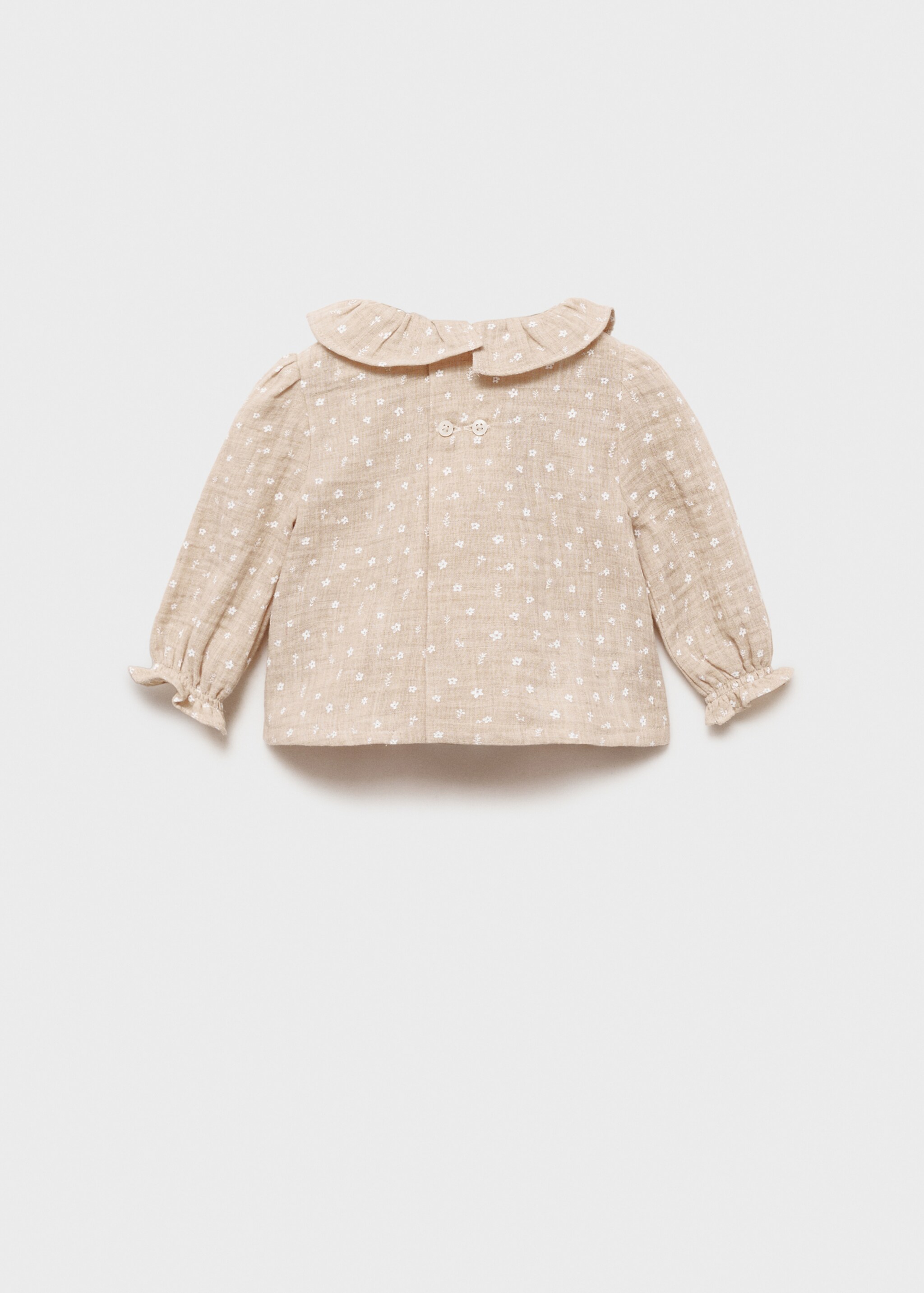 Blouse met bloemetjesprint - Achterkant van het artikel