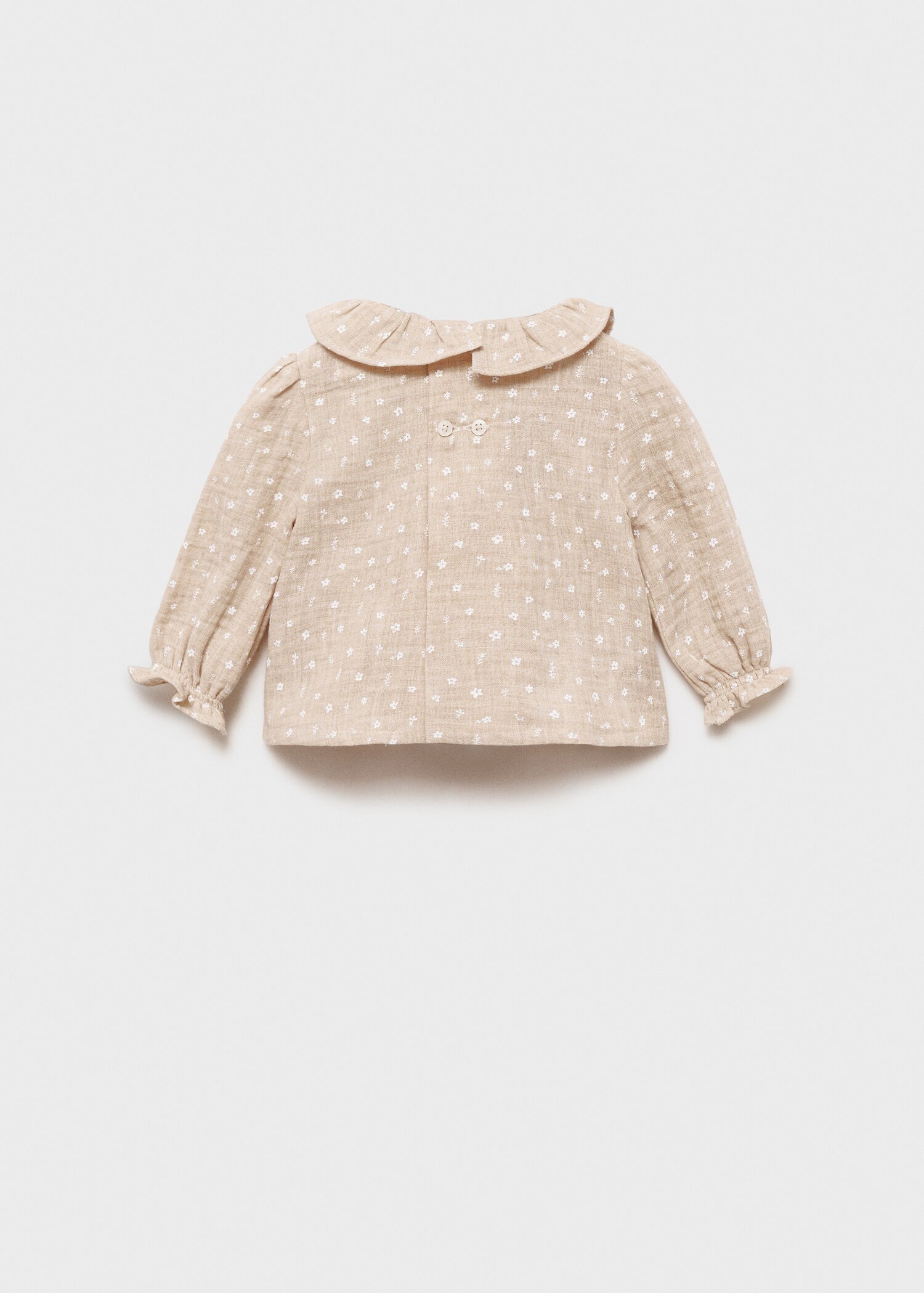 Floral print blouse - Reverse of the article