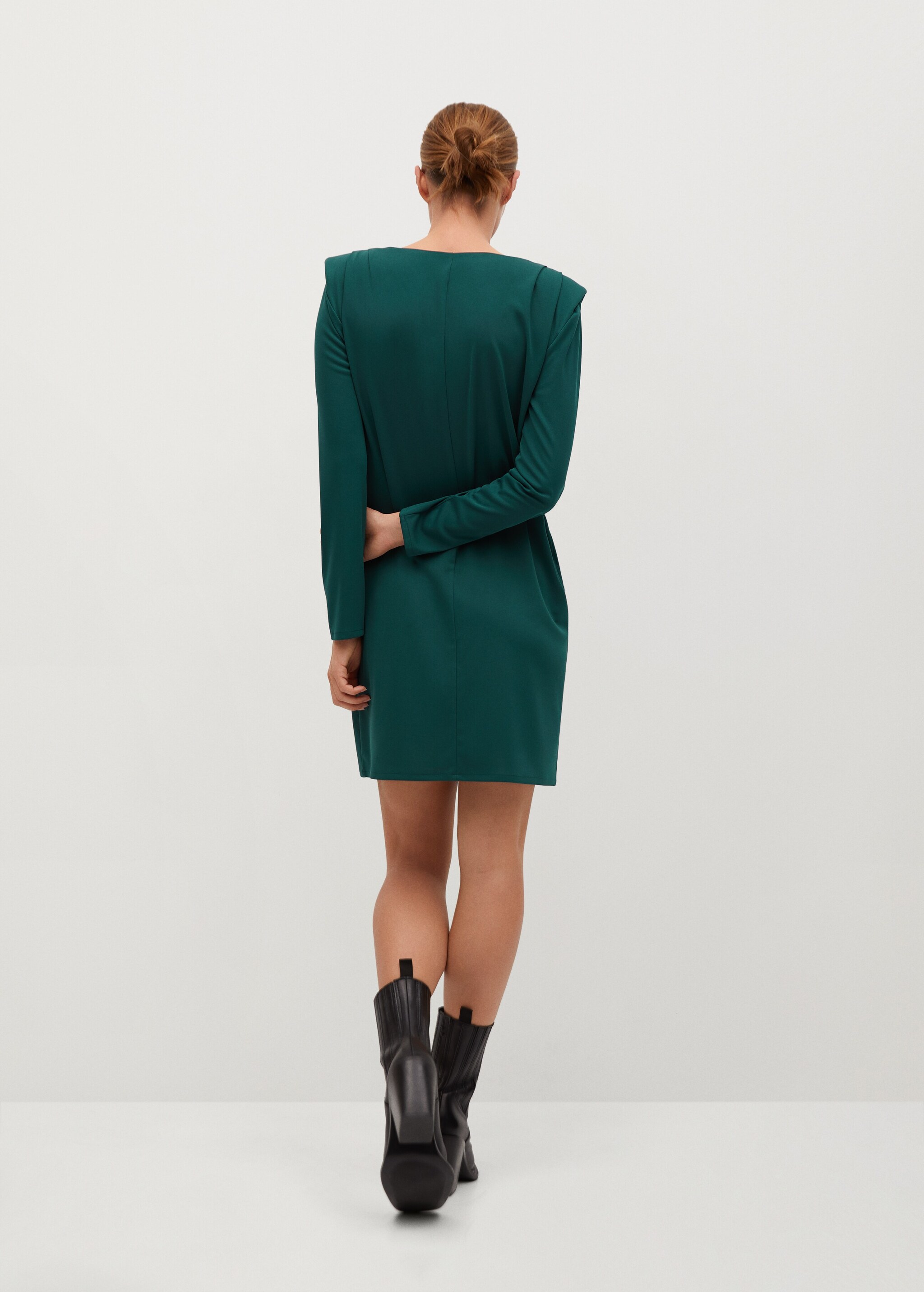 Vestido hombreras - Reverso del artículo