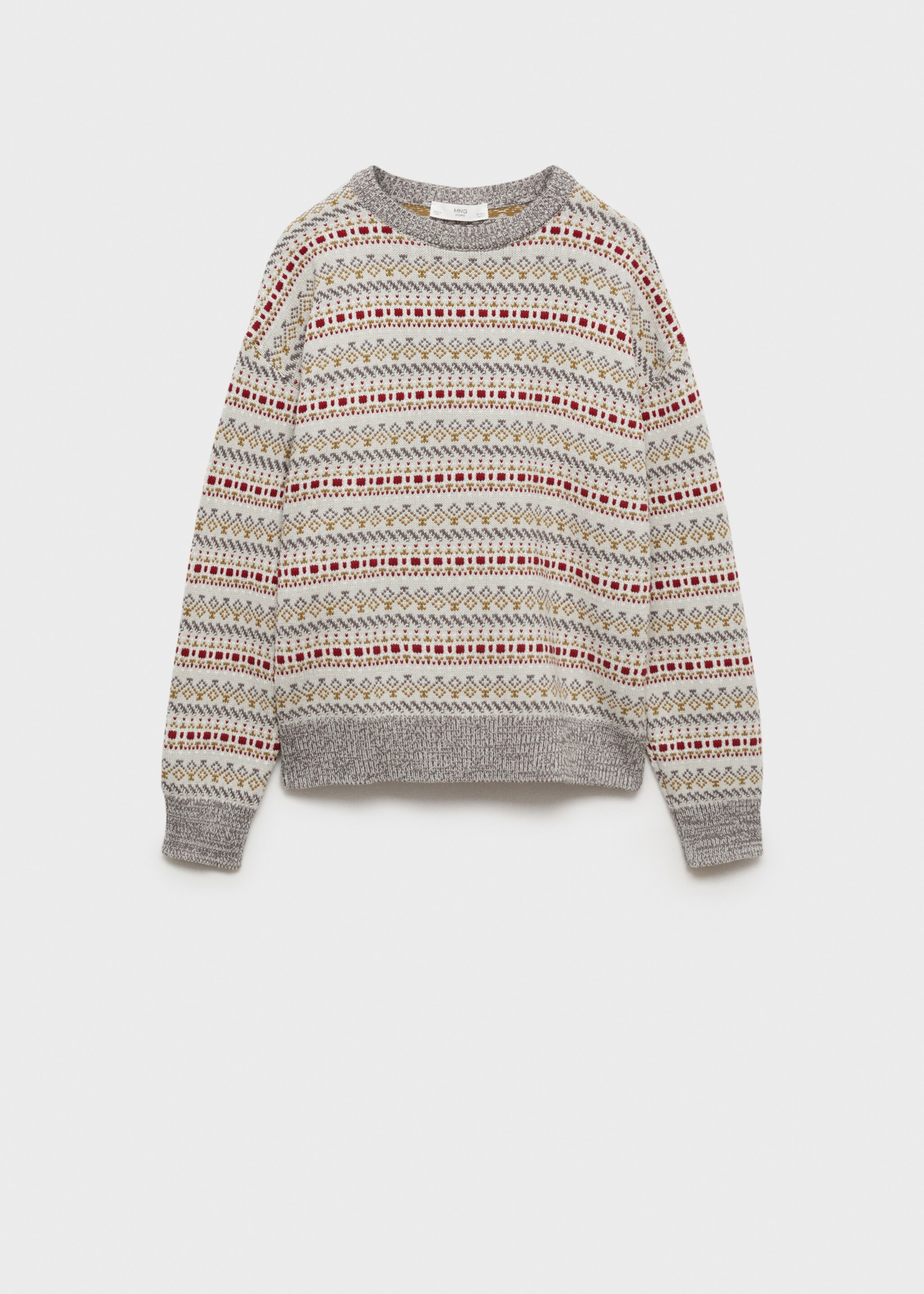 Geometric knit sweater - Article without model
